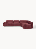Galeriebild 1 - Modulares Teddy-Bouclé-Ecksofa Wolke (4-Sitzer)