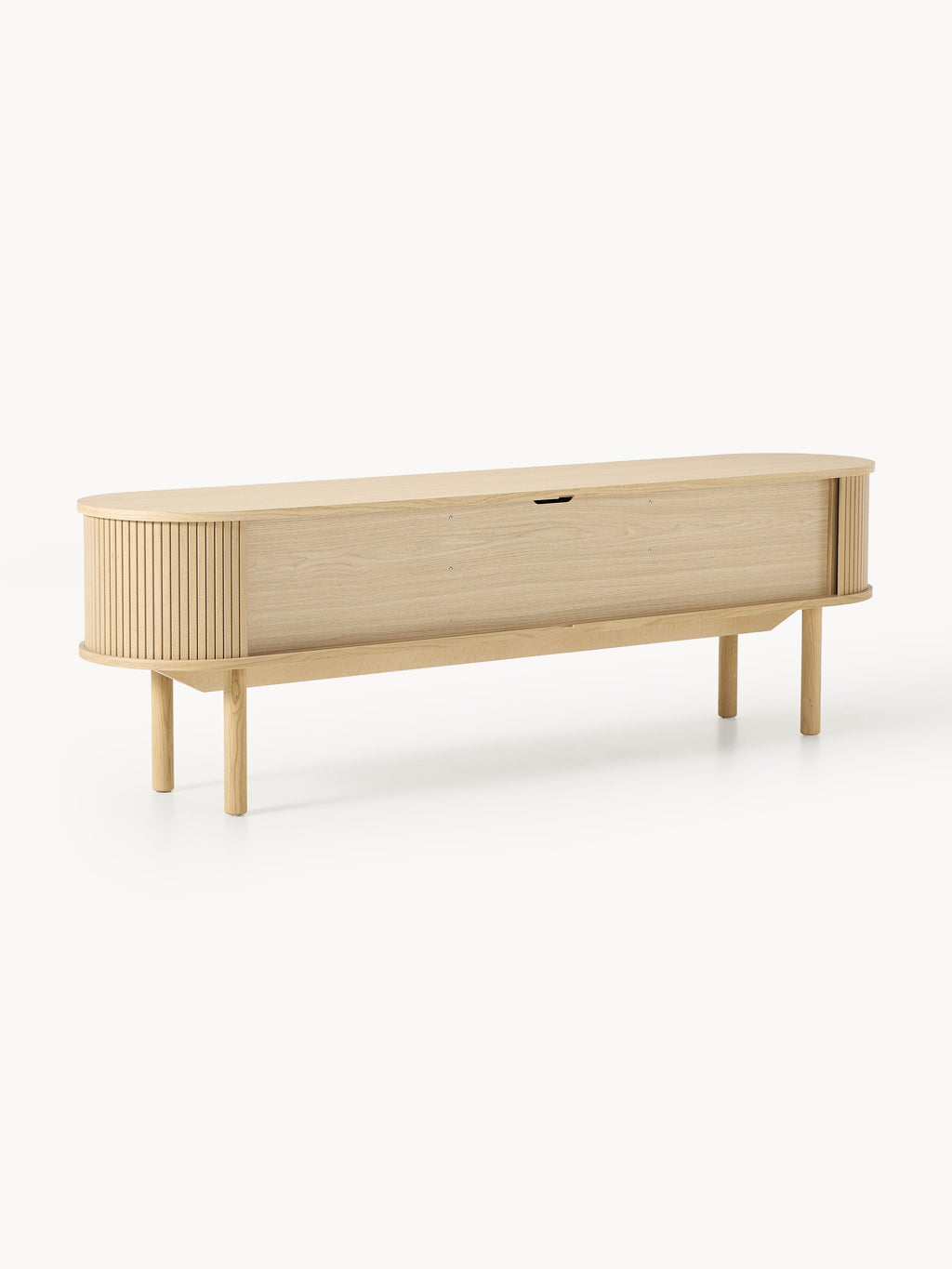 TV-Board Calary mit geriffelter Front