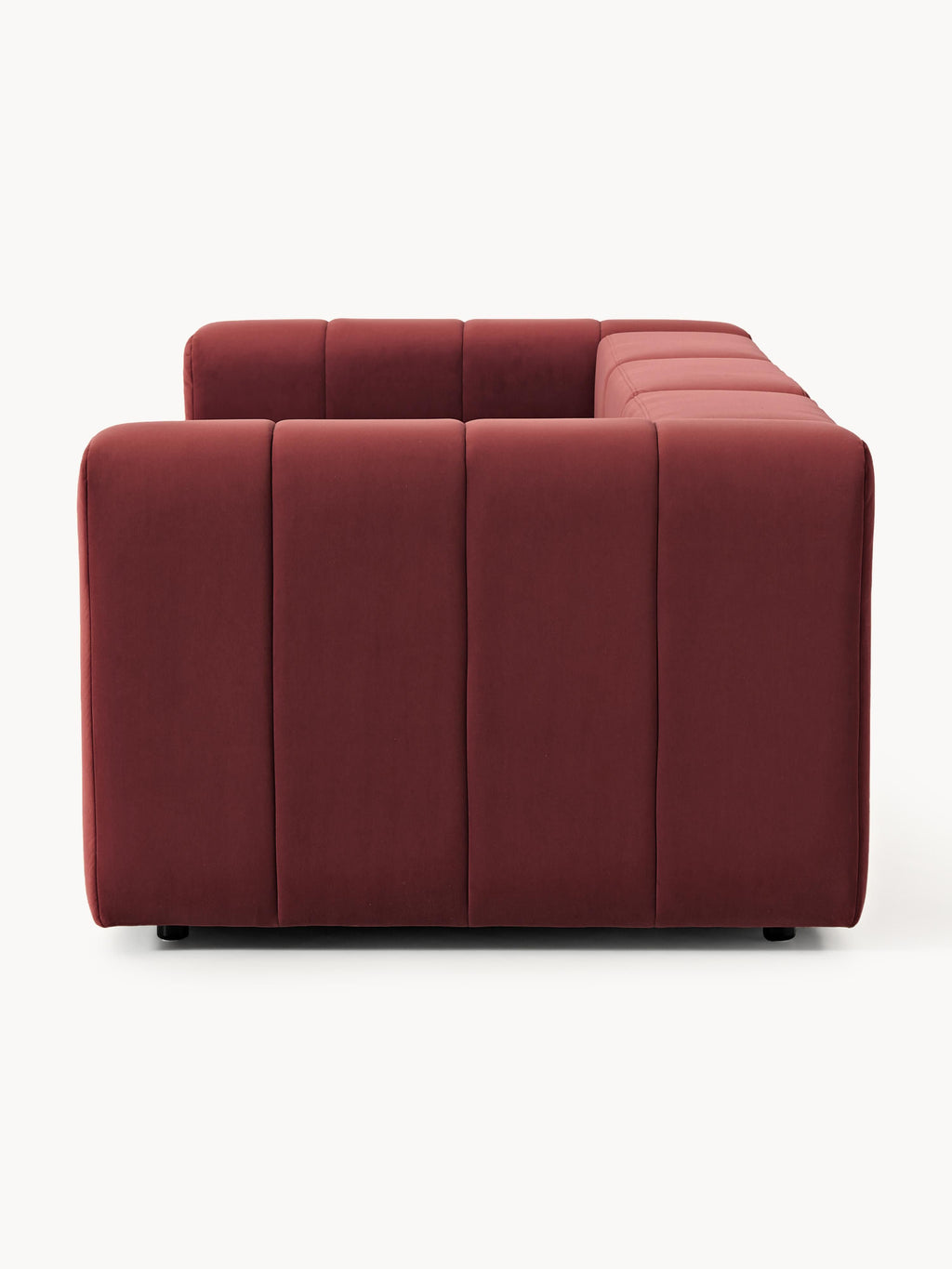 Modulares Samt-Sofa Lena (4-Sitzer)