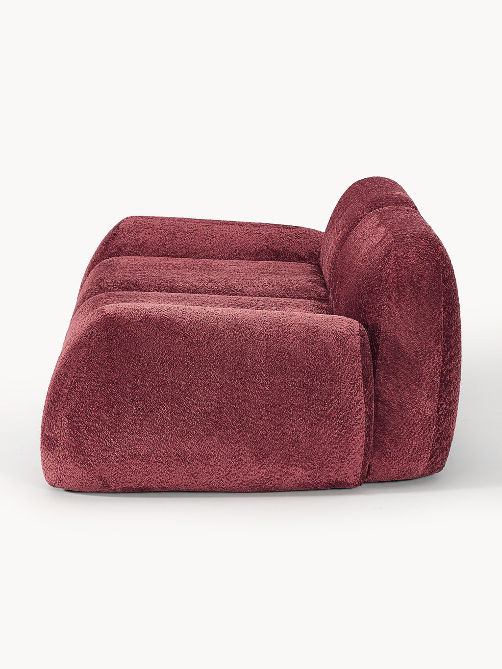 Modulares Teddy-Bouclé-Sofa Wolke (3-Sitzer)