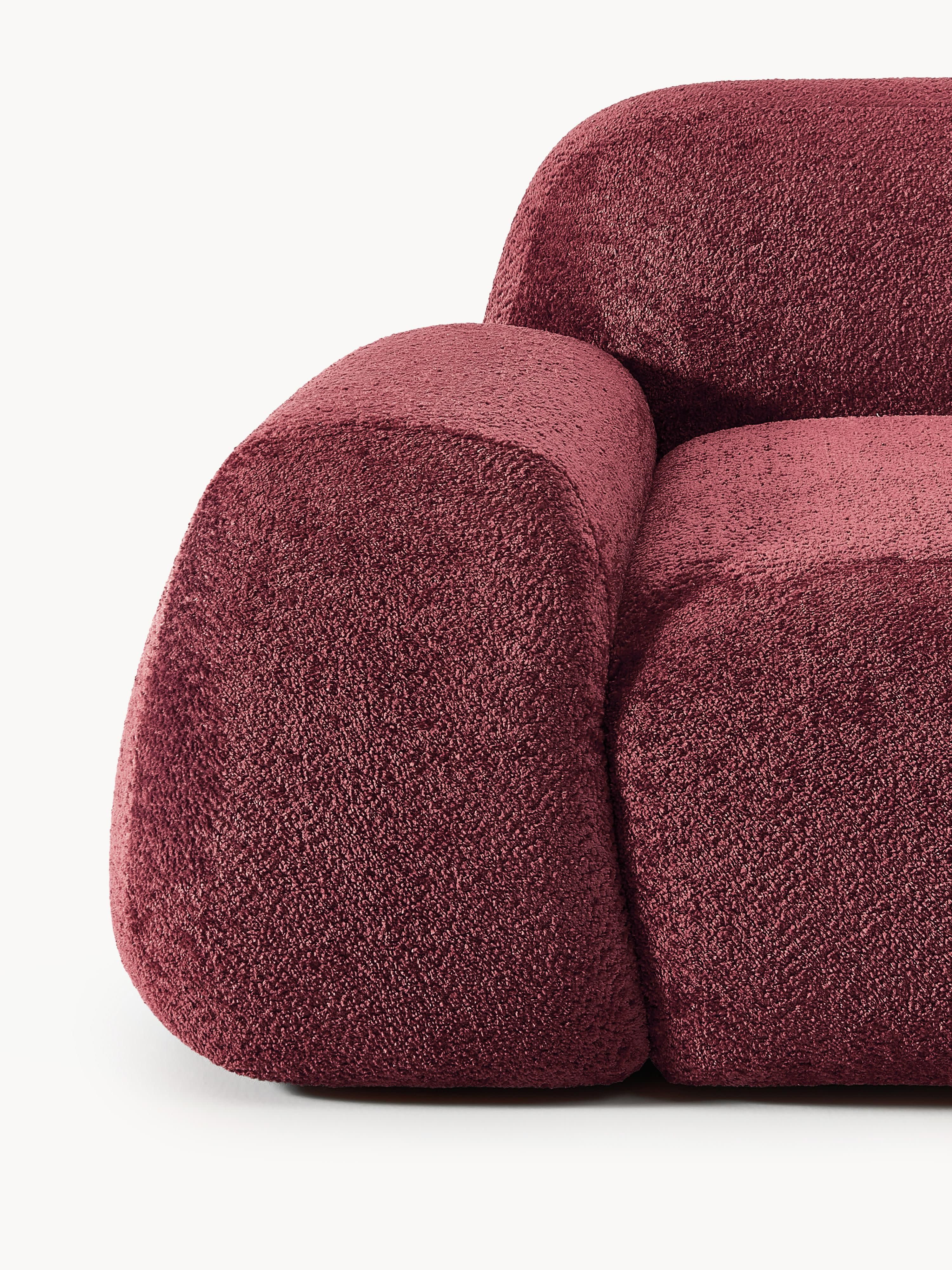 Modulares Teddy-Bouclé-Sofa Wolke (3-Sitzer)