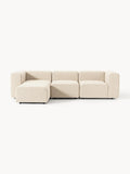 Galeriebild 1 - Modulares Bouclé-Sofa Lena (4-Sitzer) mit Hocker (links/rechts)