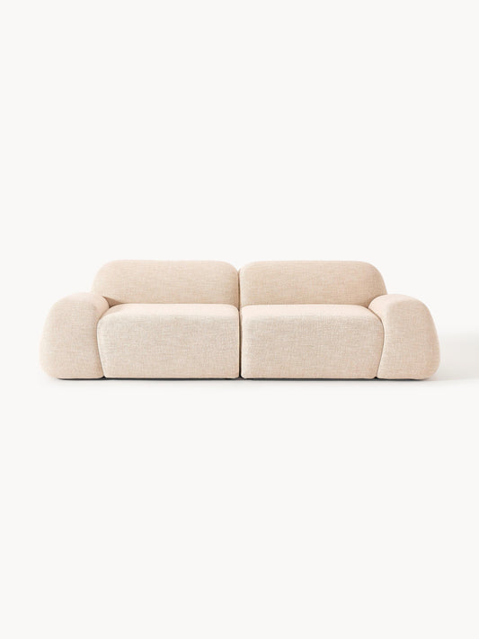 Galeriebild 1 - Modulares Bouclé-Sofa Wolke (3-Sitzer)