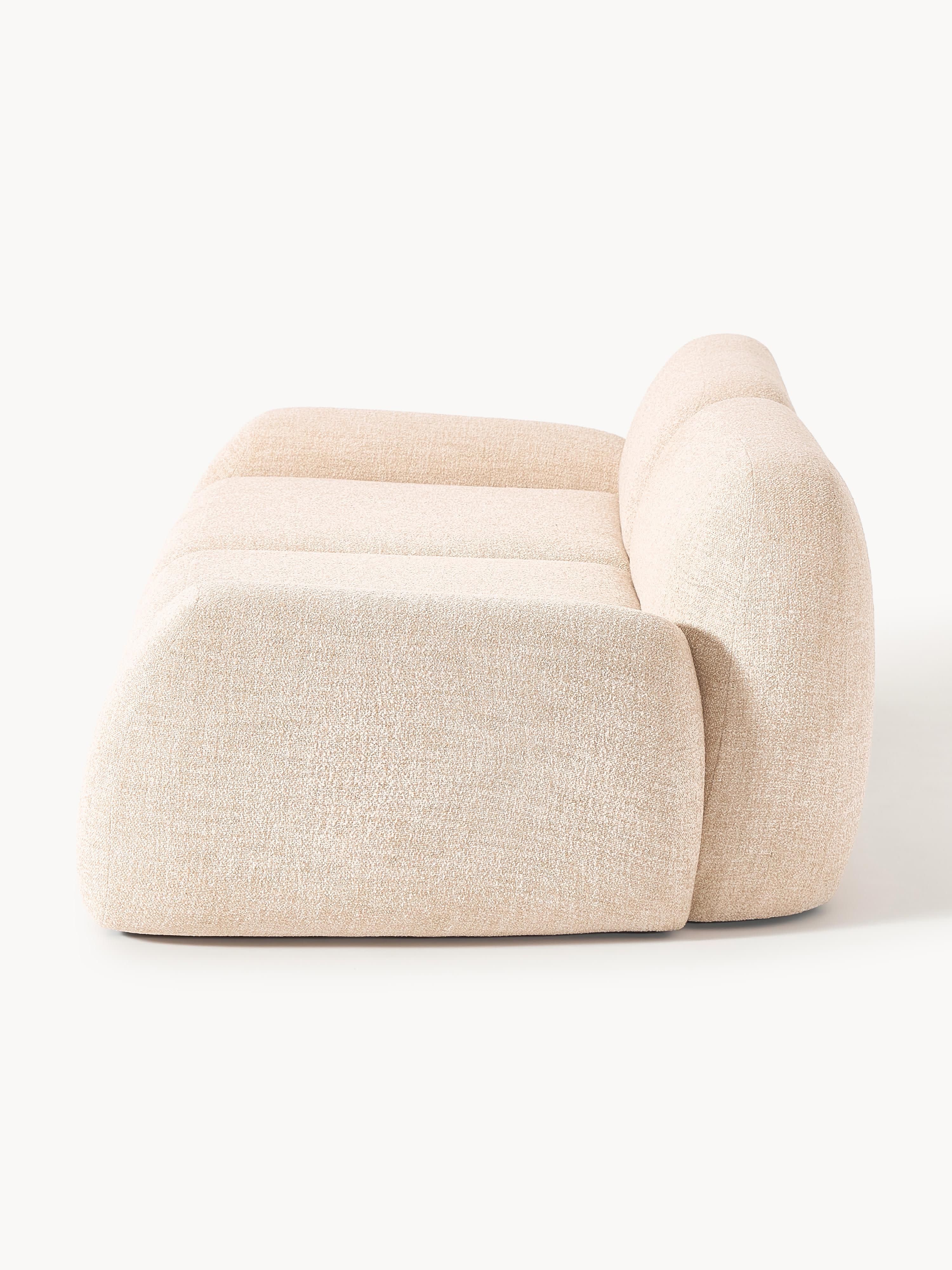 Modulares Bouclé-Sofa Wolke (3-Sitzer)