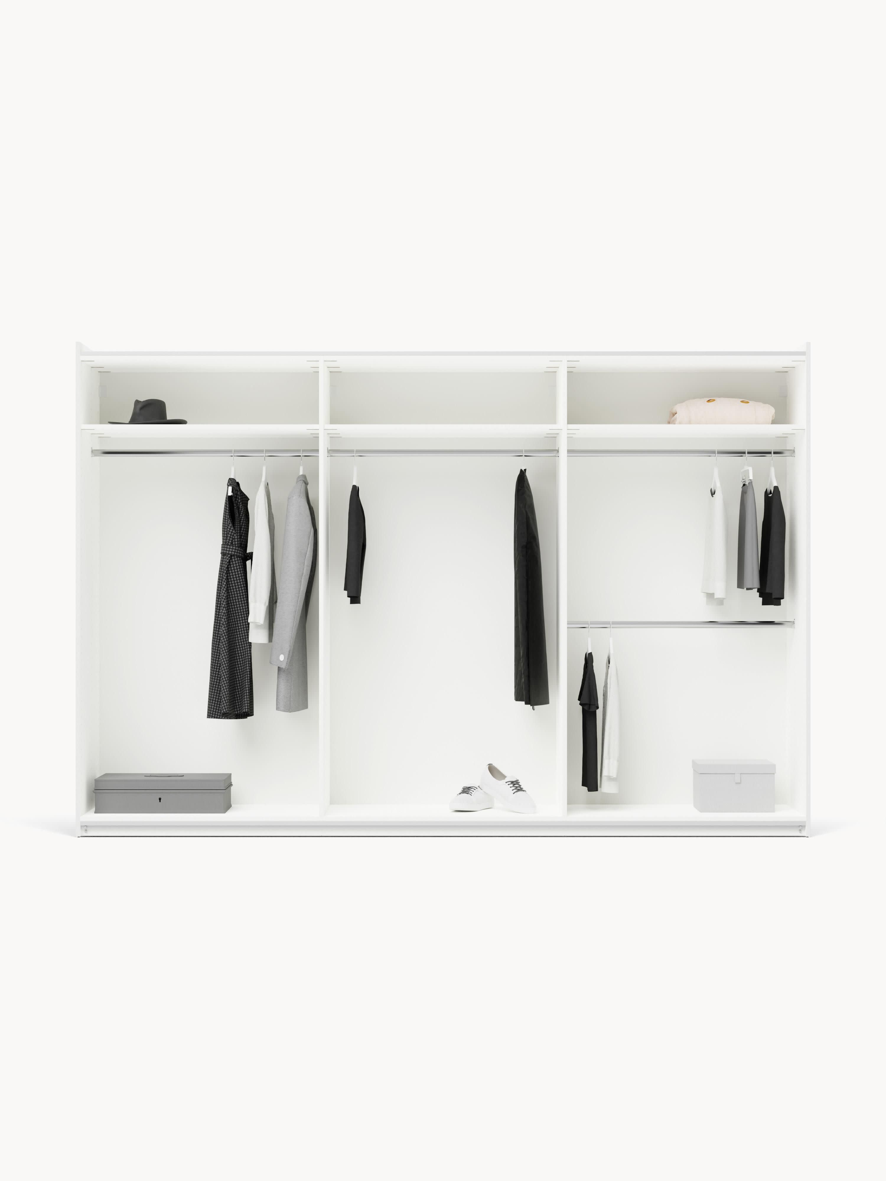 Modularer Schwebetürenschrank Leon, 300 cm Breite, in verschiedenen Größen