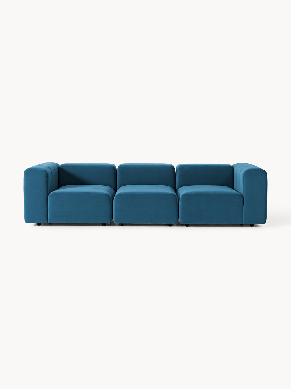 Galeriebild 1 - Modulares Samt-Sofa Lena (4-Sitzer)