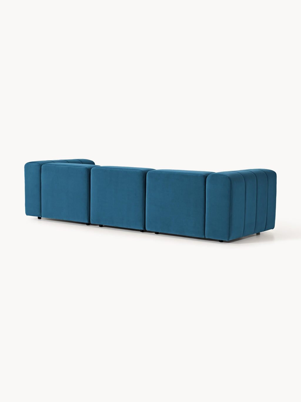 Modulares Samt-Sofa Lena (4-Sitzer)