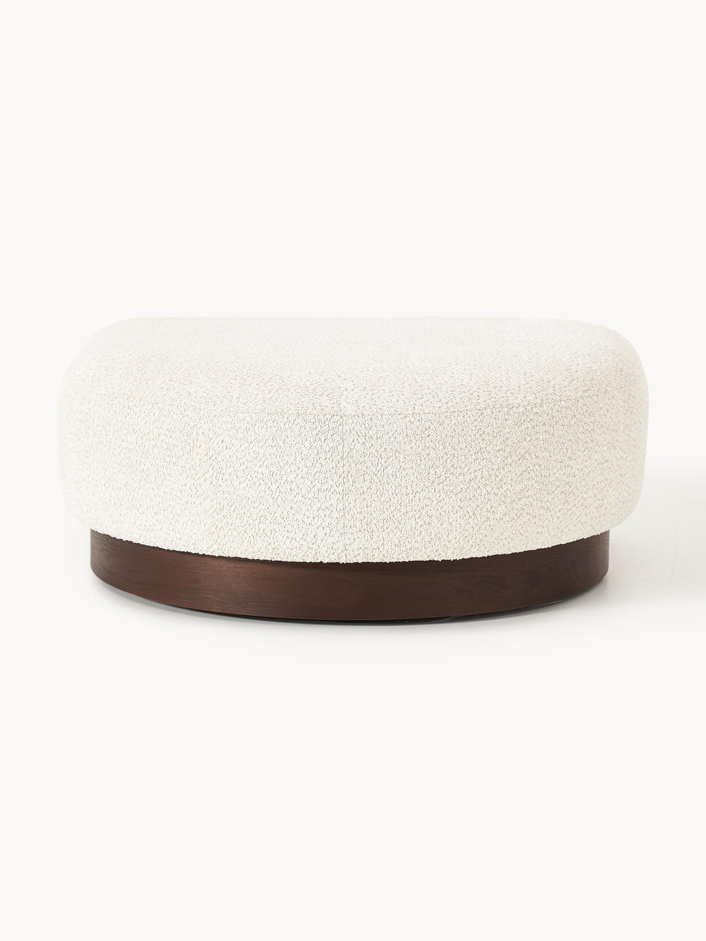 Sofa-Hocker Natalie aus Teddy-Bouclé