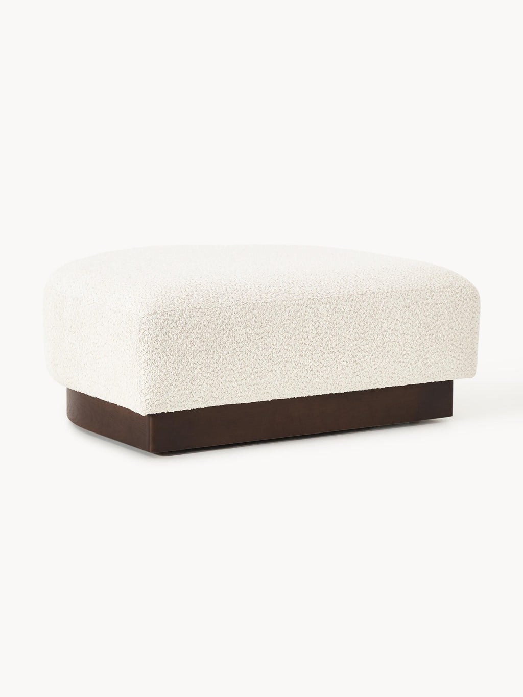 Sofa-Hocker Natalie aus Teddy-Bouclé