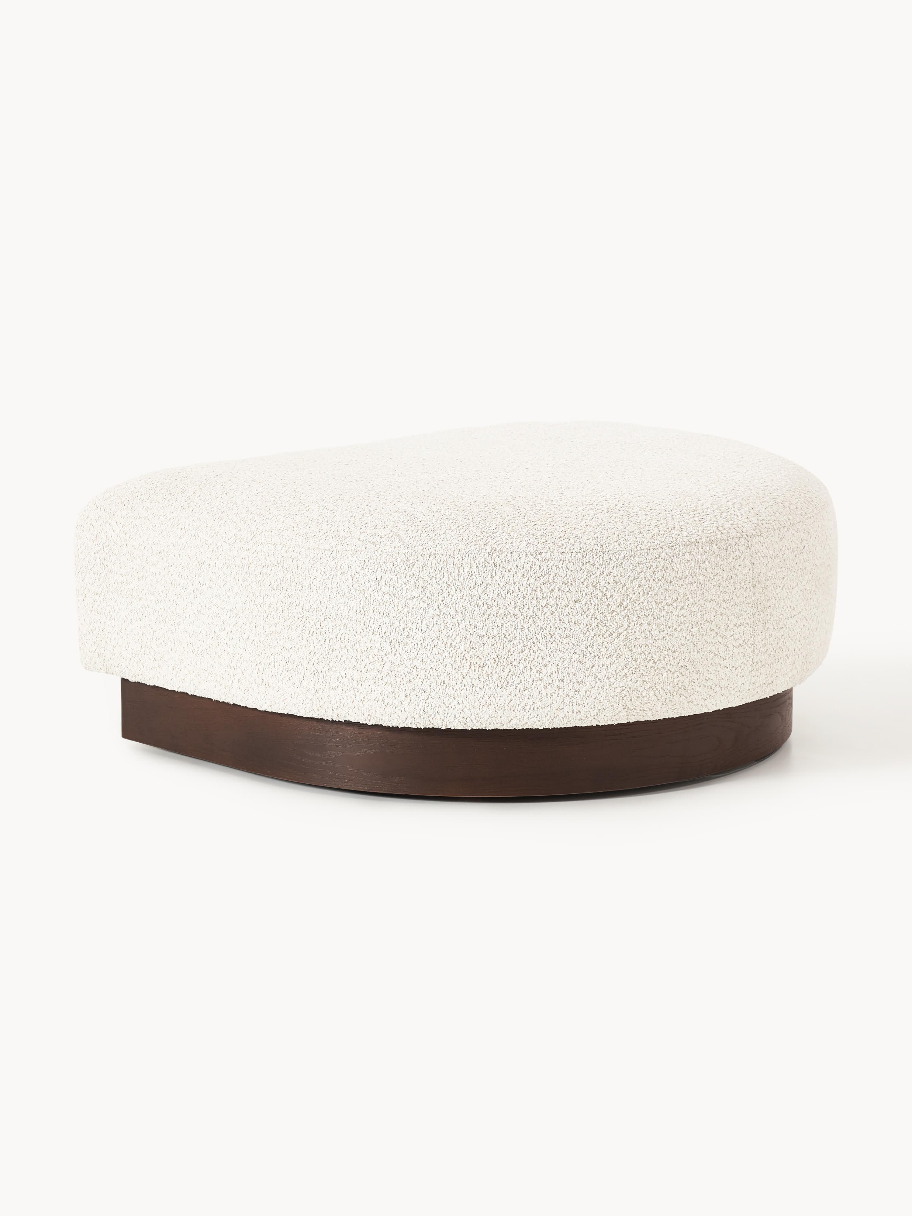 Galeriebild 1 - Sofa-Hocker Natalie aus Teddy-Bouclé