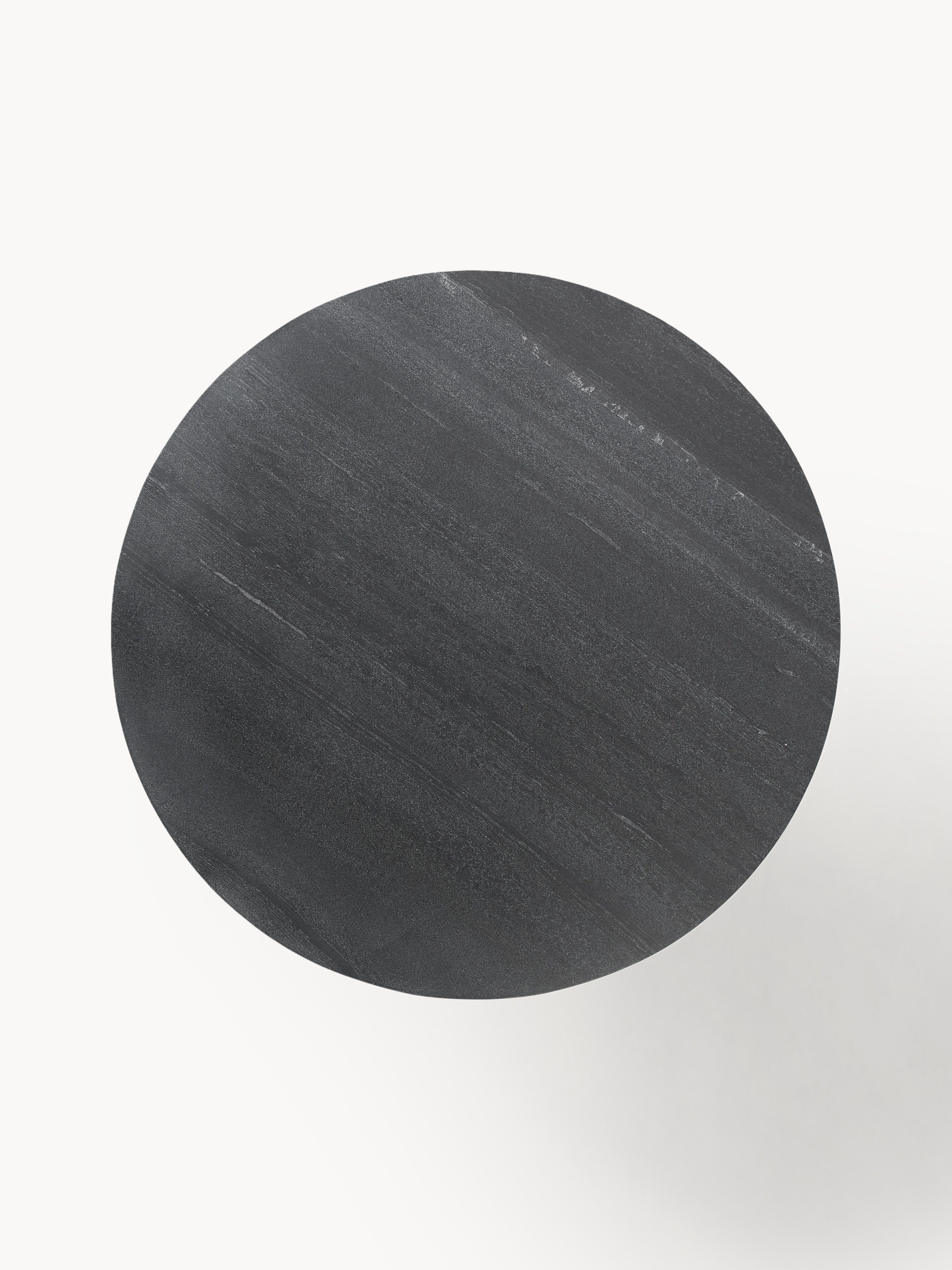 Runder Esstisch Nelly mit Marmor-Tischplatte, Ø 115 cm
