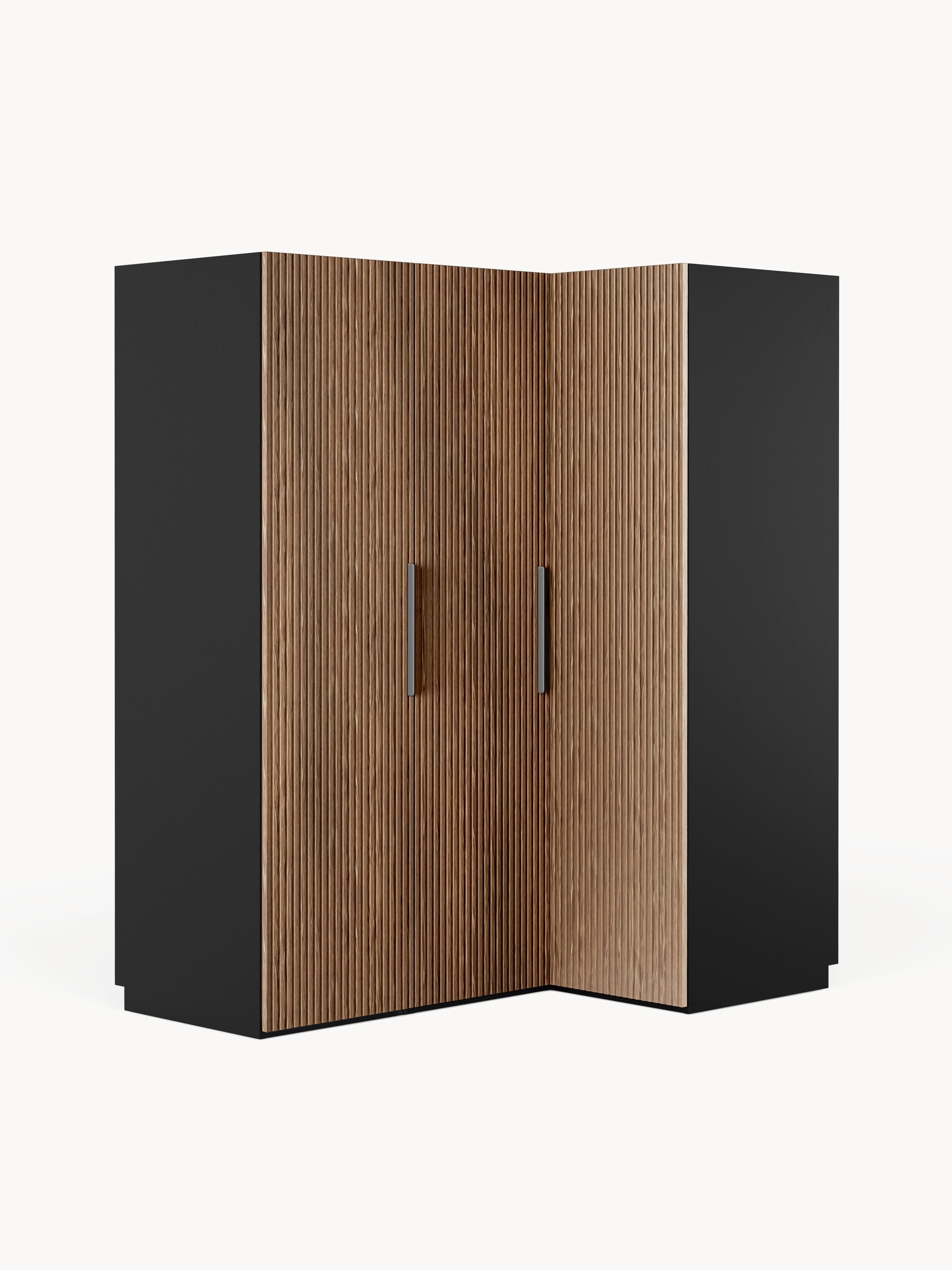 Galeriebild 1 - Modularer Eck-Kleiderschrank Simone