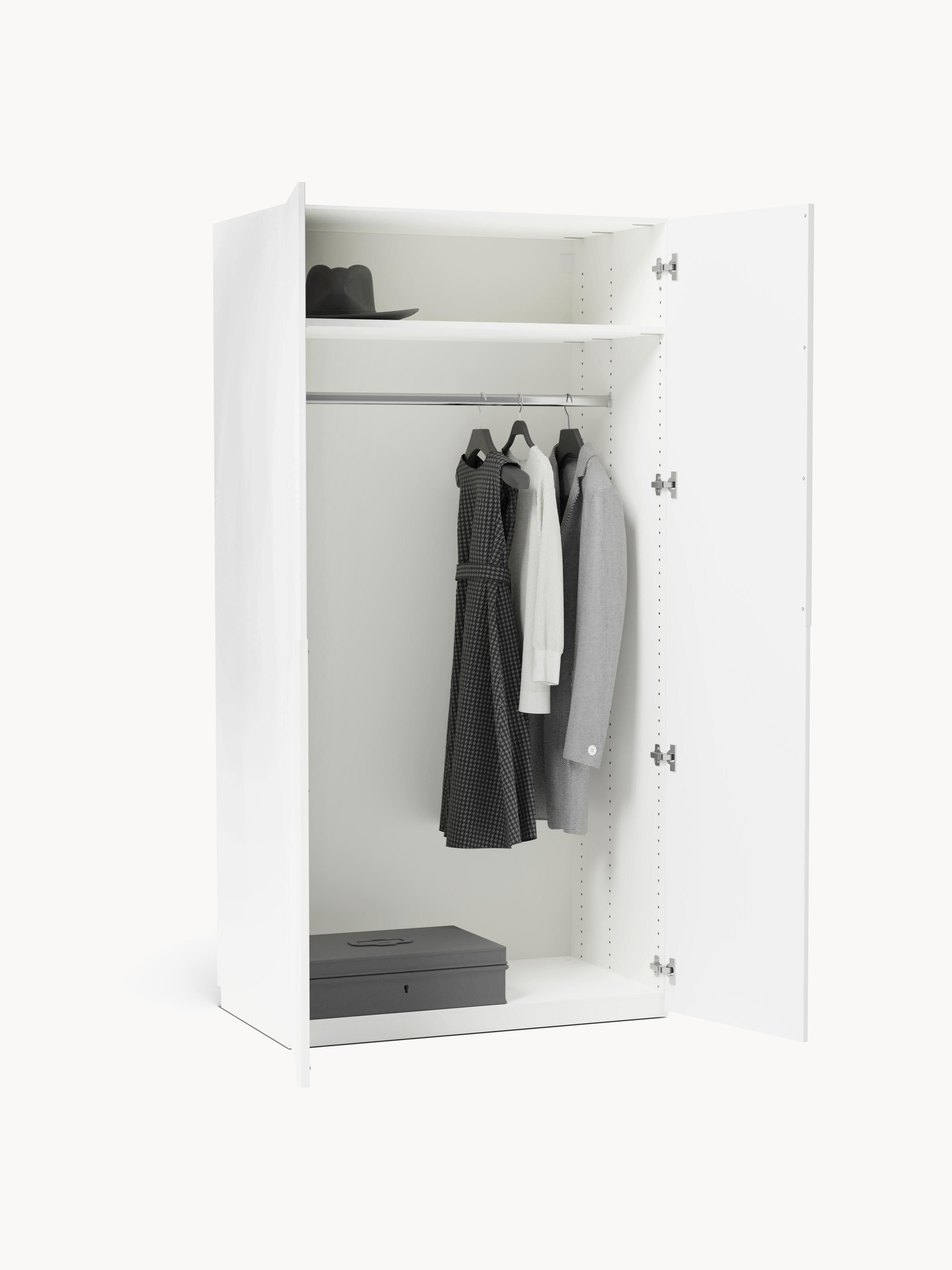 Modularer Drehtürenschrank Leon, 100 cm Breite, in verschiedenen Größen