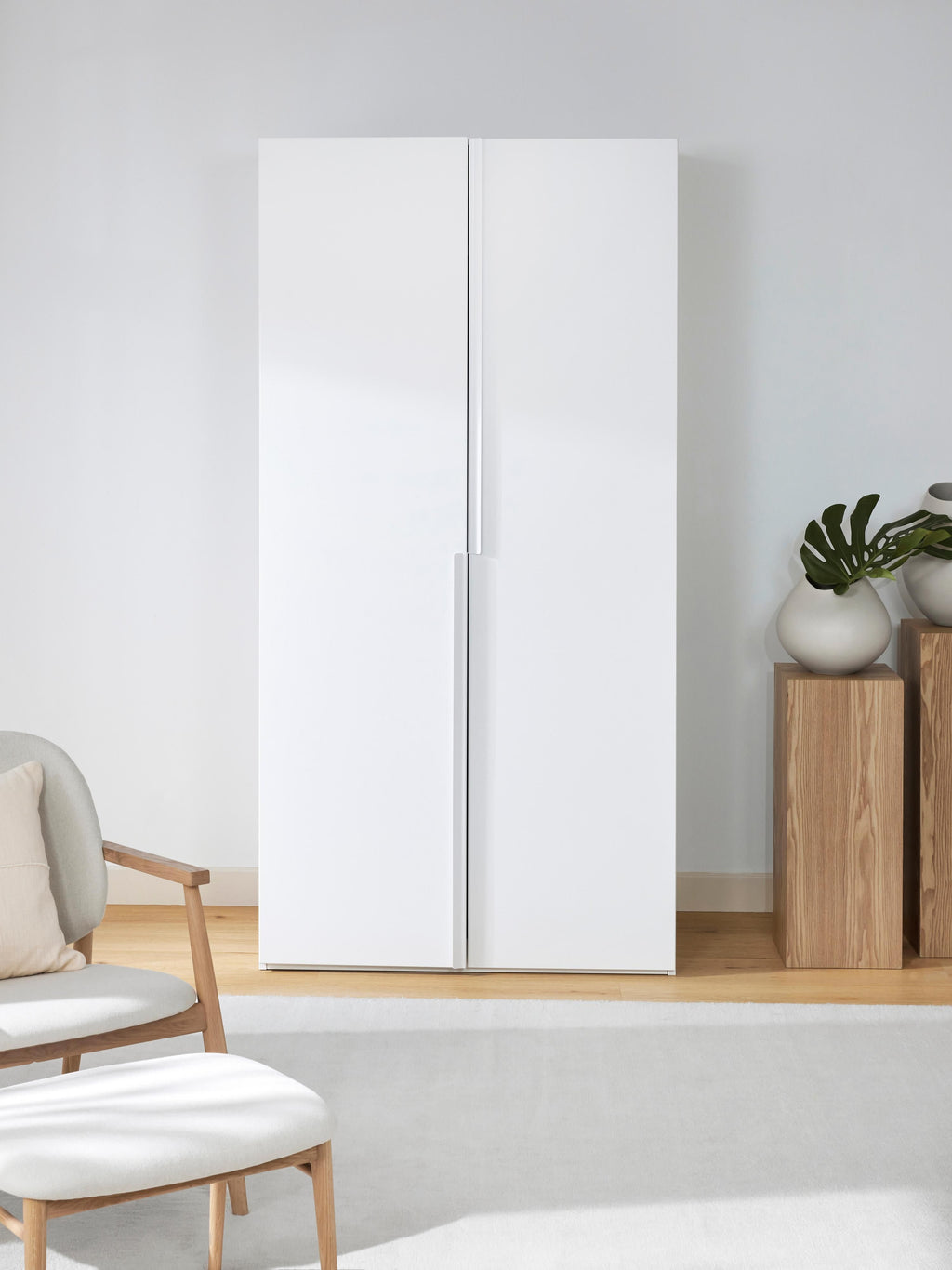 Modularer Drehtürenschrank Leon, 100 cm Breite, in verschiedenen Größen