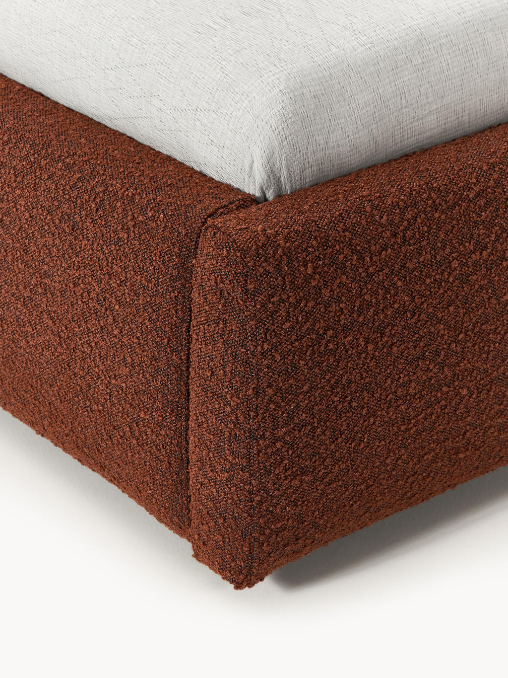 Bouclé-Einzelbett Cloud
