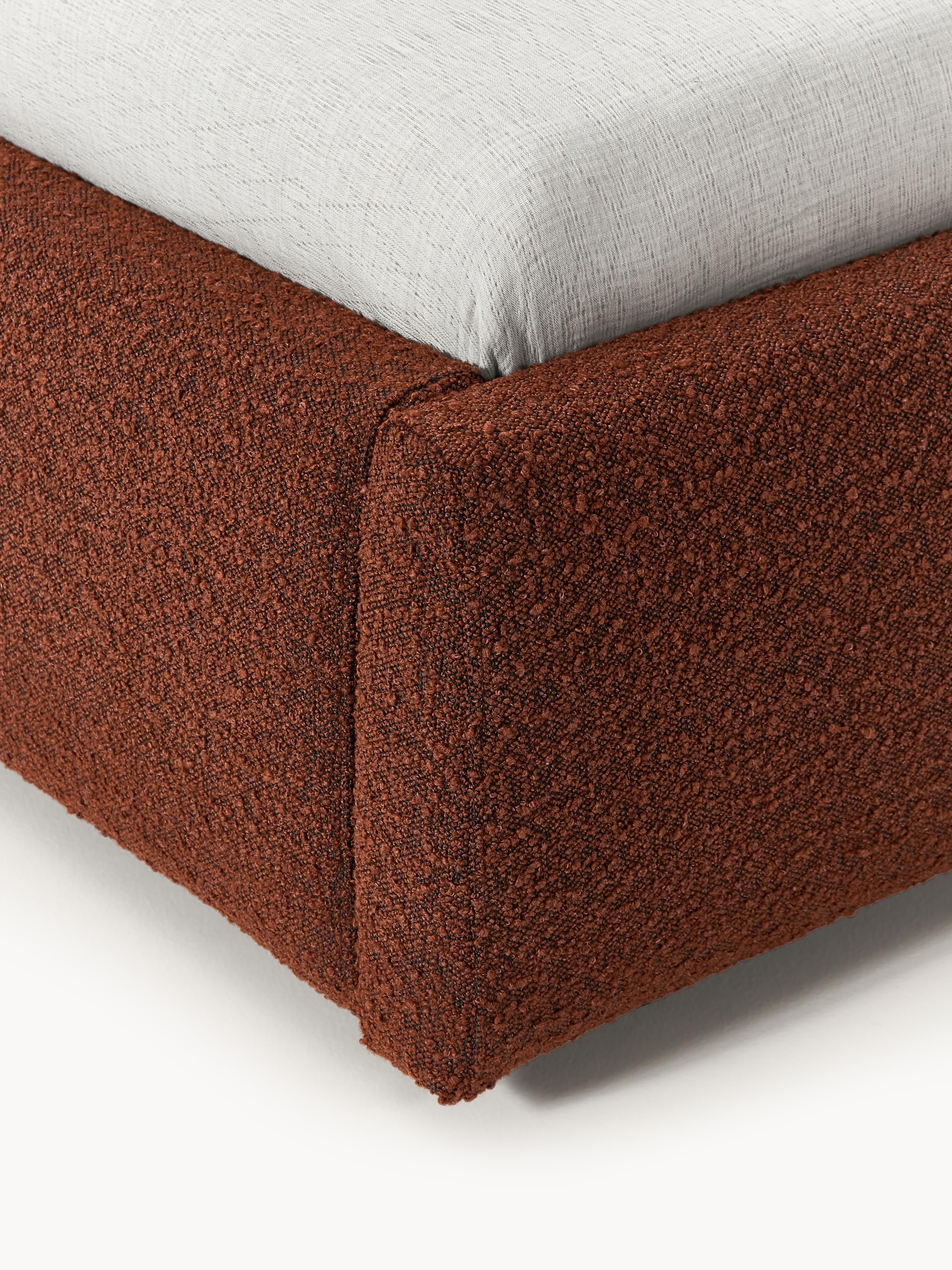 Bouclé-Einzelbett Cloud