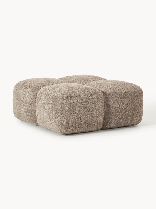 Galeriebild 1 - Sofa-Hocker Tayla aus Teddy-Bouclé