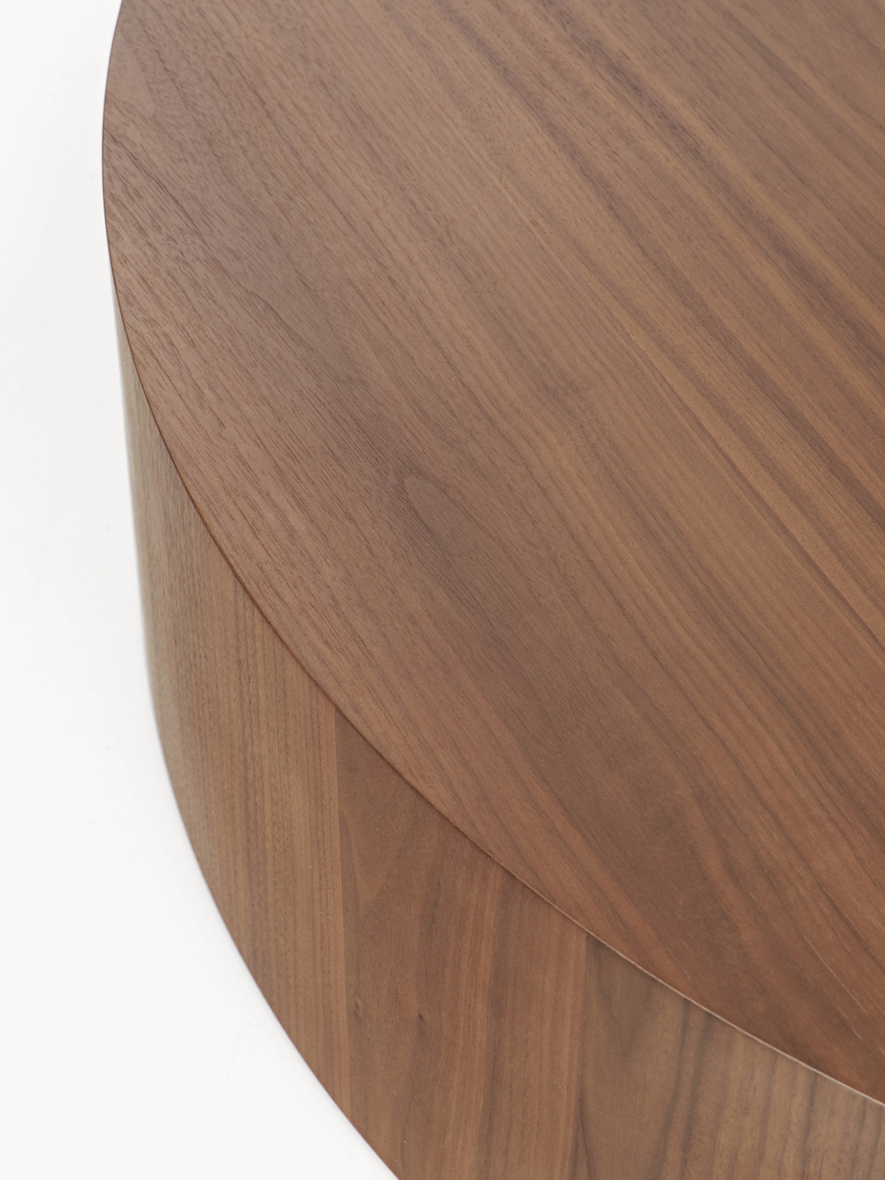 Runder XL Holz-Couchtisch Dan