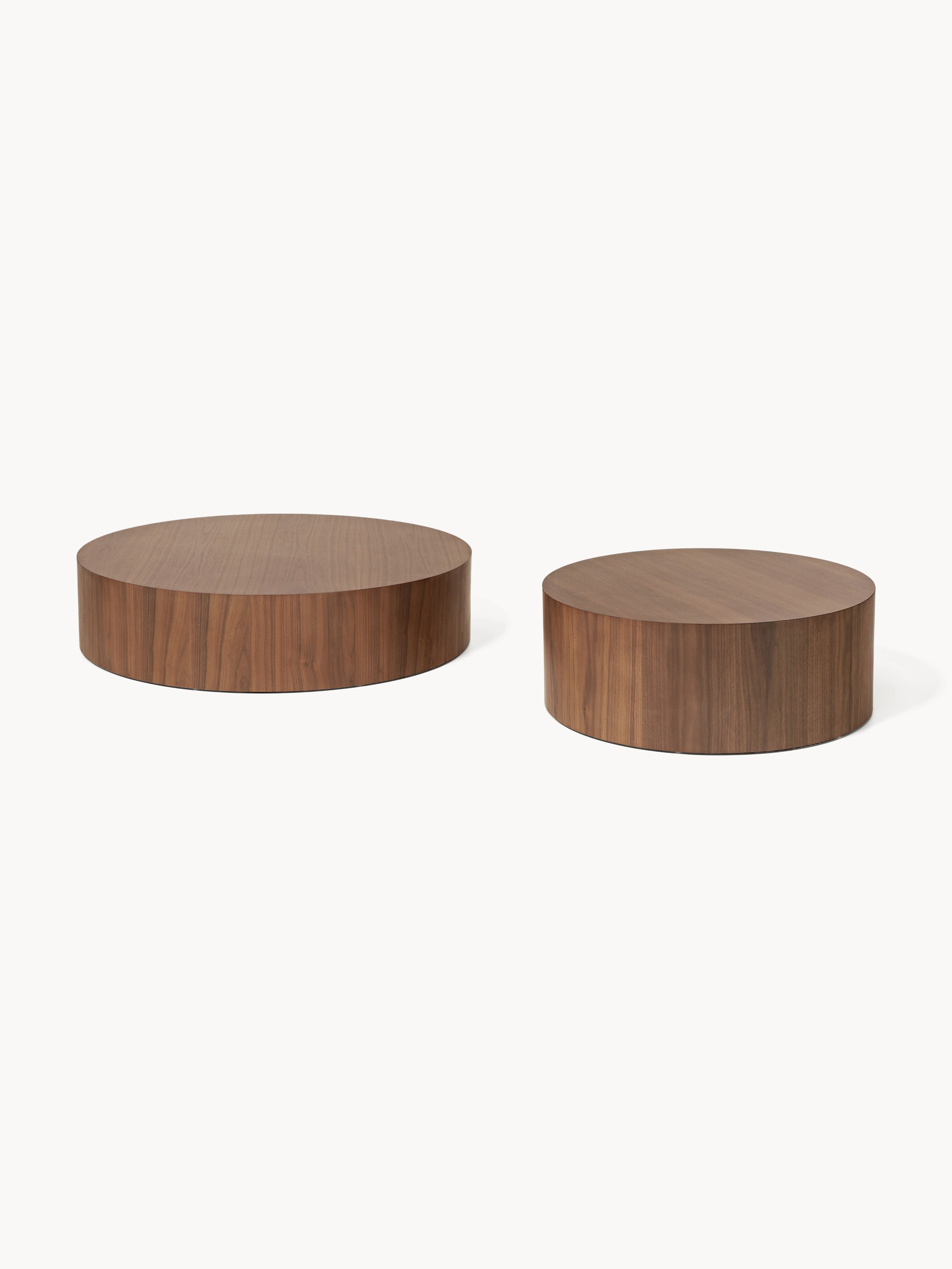 Runder XL Holz-Couchtisch Dan