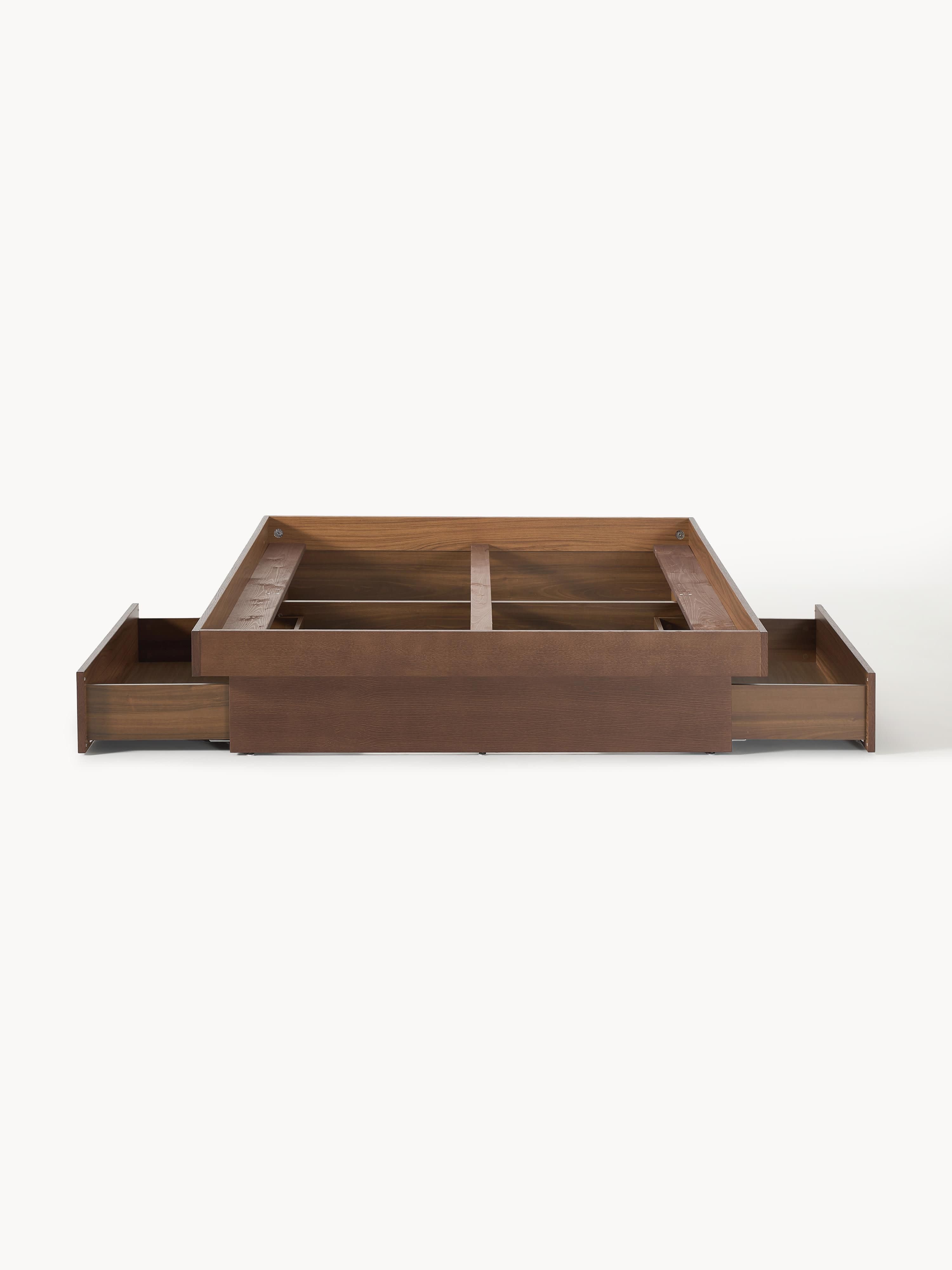 Holzbett Sato mit Schubladen