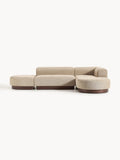 Galeriebild 1 - Modulares Ecksofa Natalie aus Teddy-Bouclé