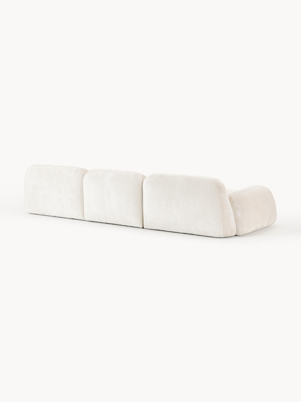 Modulares Teddy-Bouclé-Sofa Wolke (4-Sitzer)