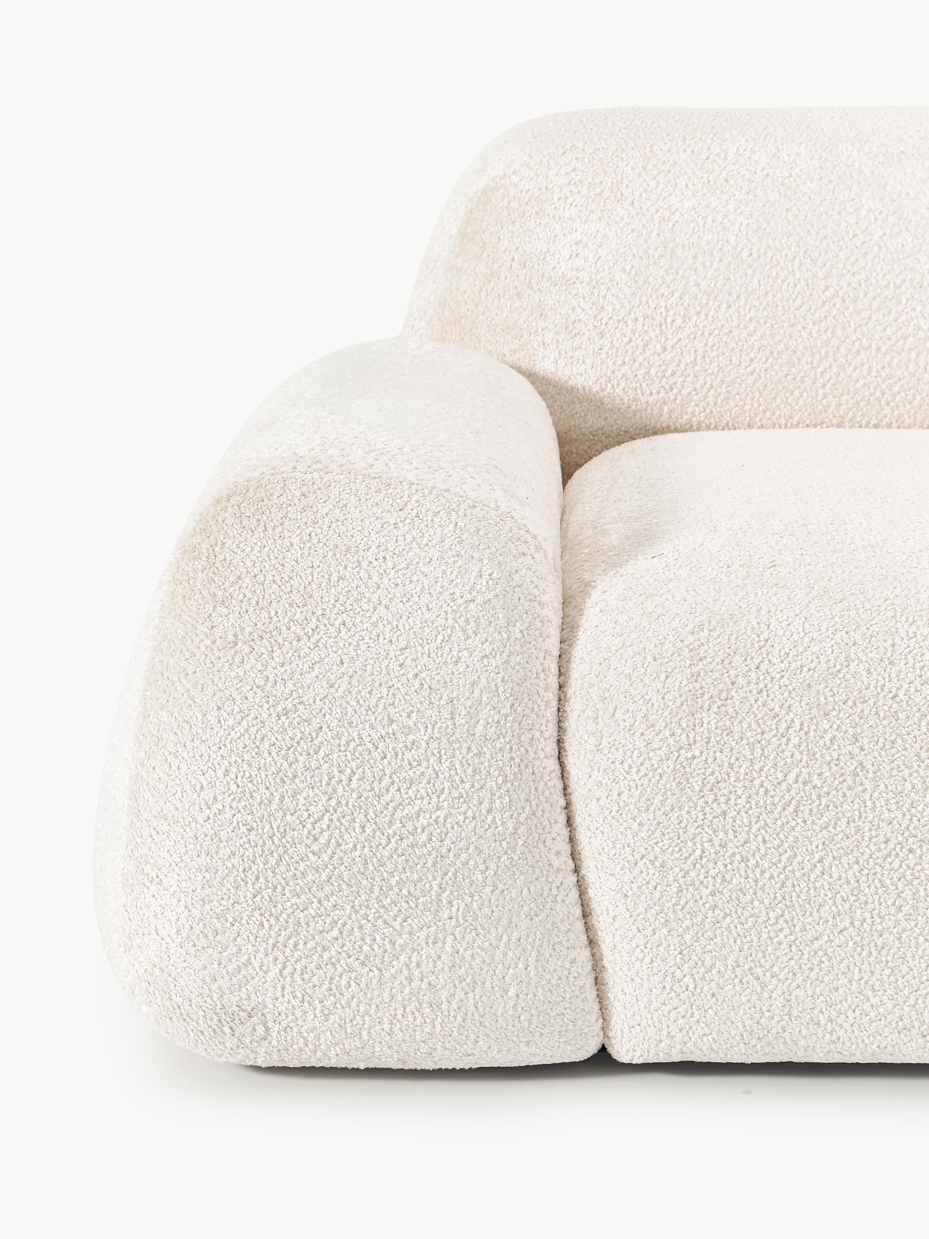 Modulares Teddy-Bouclé-Sofa Wolke (4-Sitzer)
