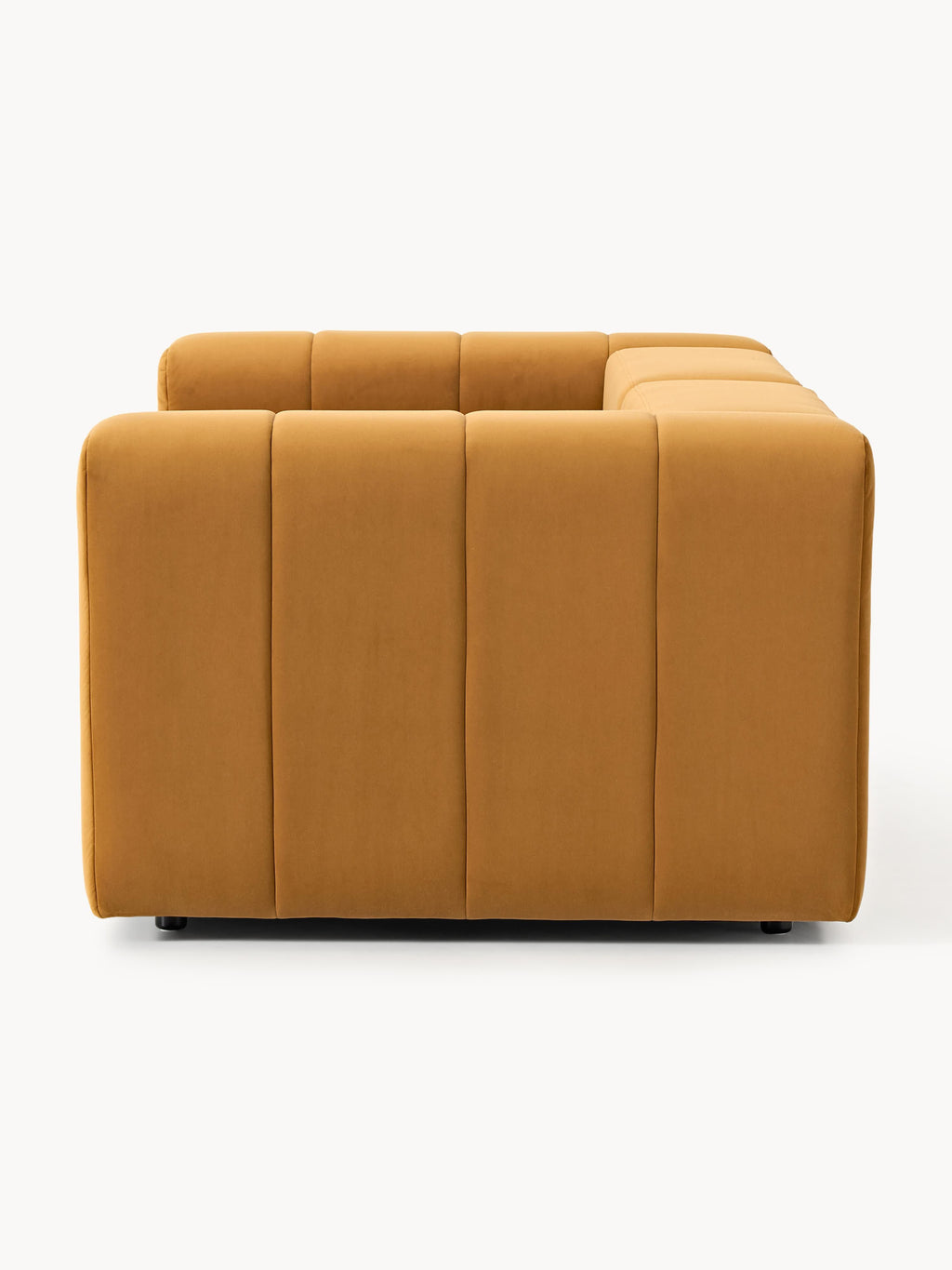 Modulares Samt-Sofa Lena (3-Sitzer)
