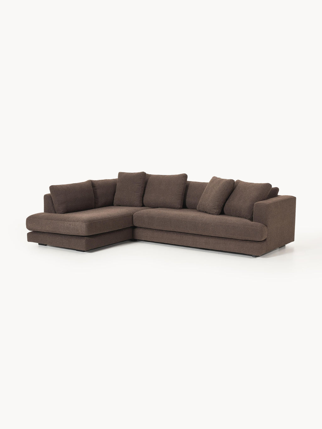 Bouclé-Ecksofa Tribeca