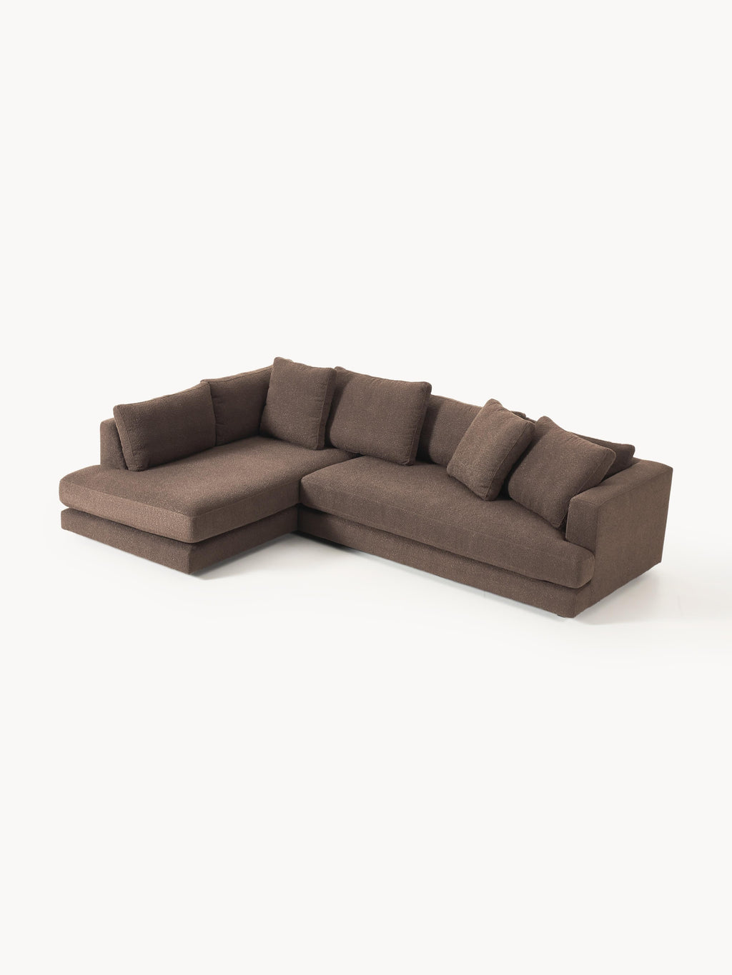 Bouclé-Ecksofa Tribeca