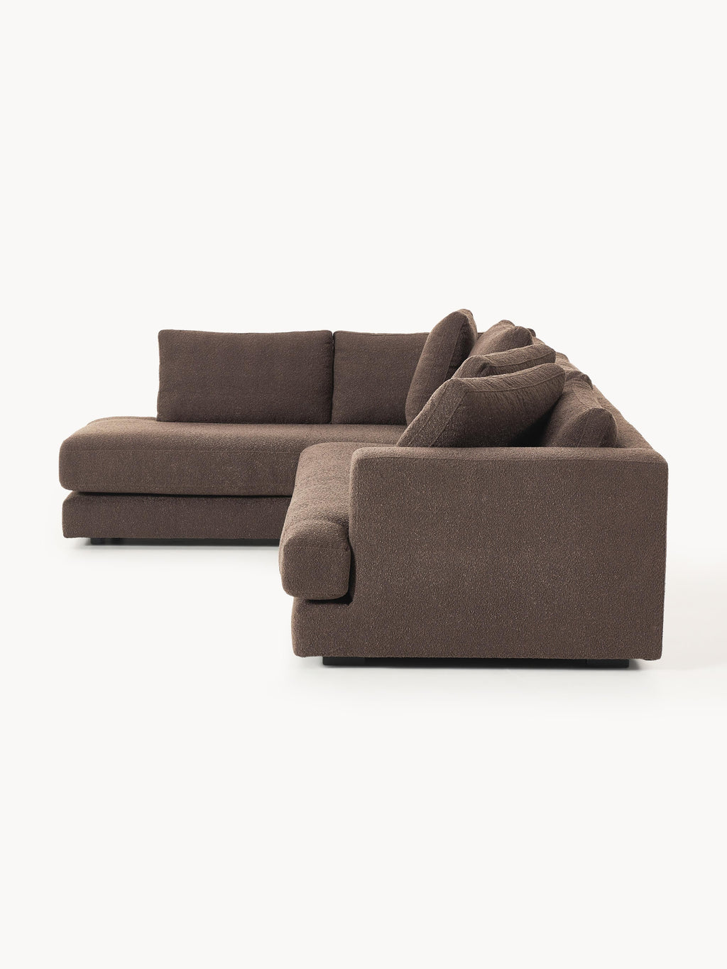 Bouclé-Ecksofa Tribeca