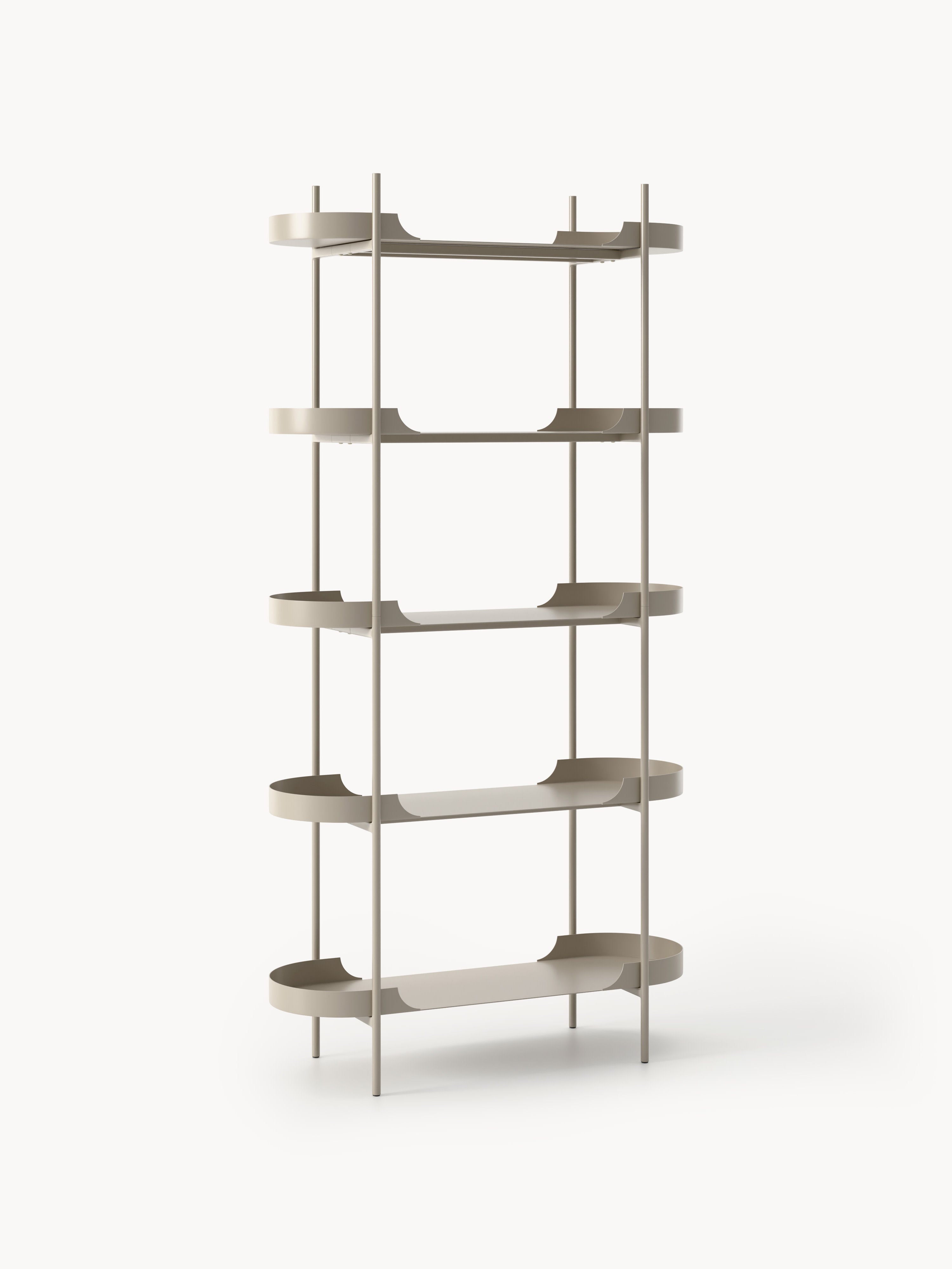 Galeriebild 1 - Hohes Metall-Regal Taru
