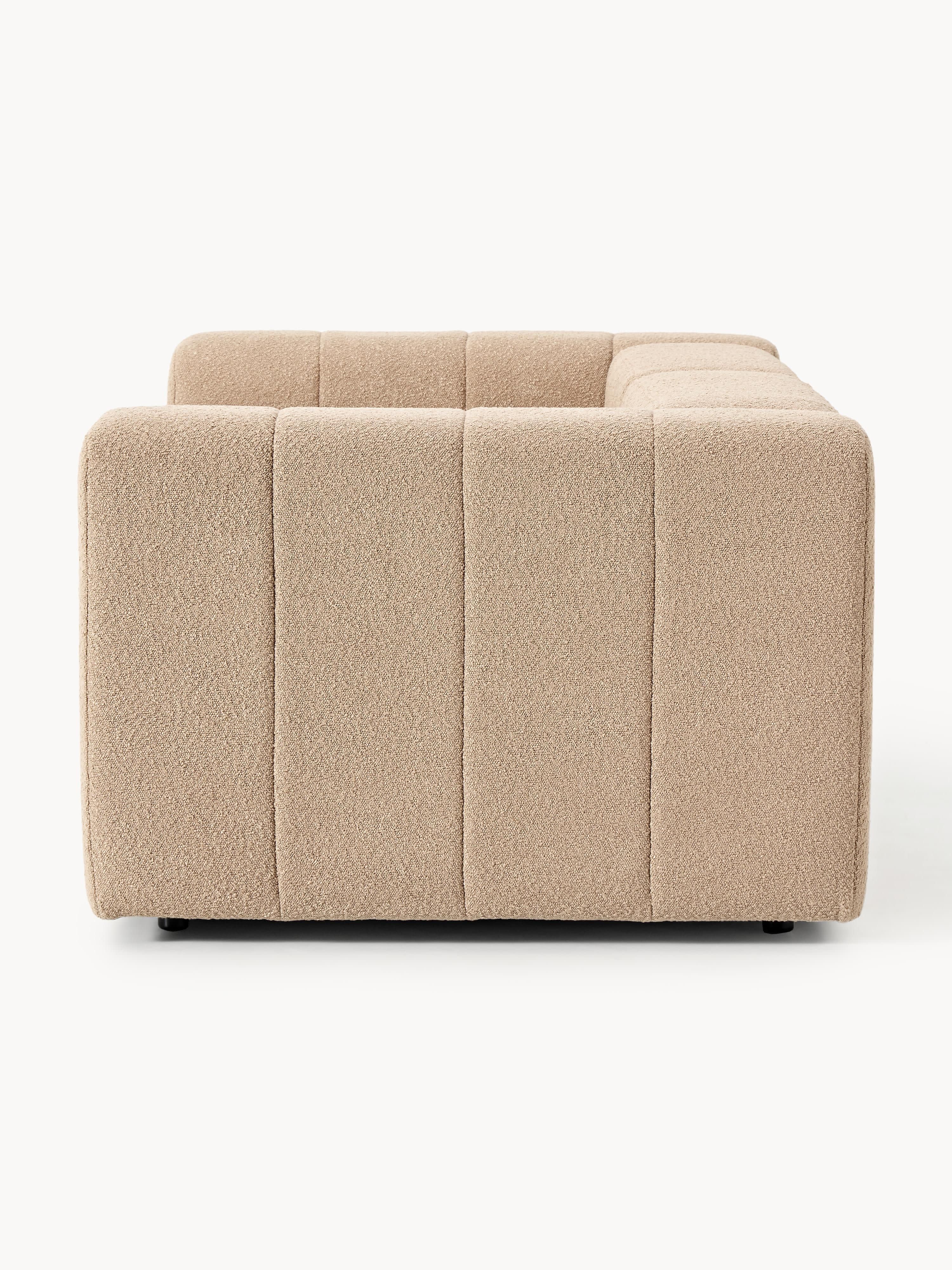 Modulares Bouclé-Sofa Lena (3-Sitzer)