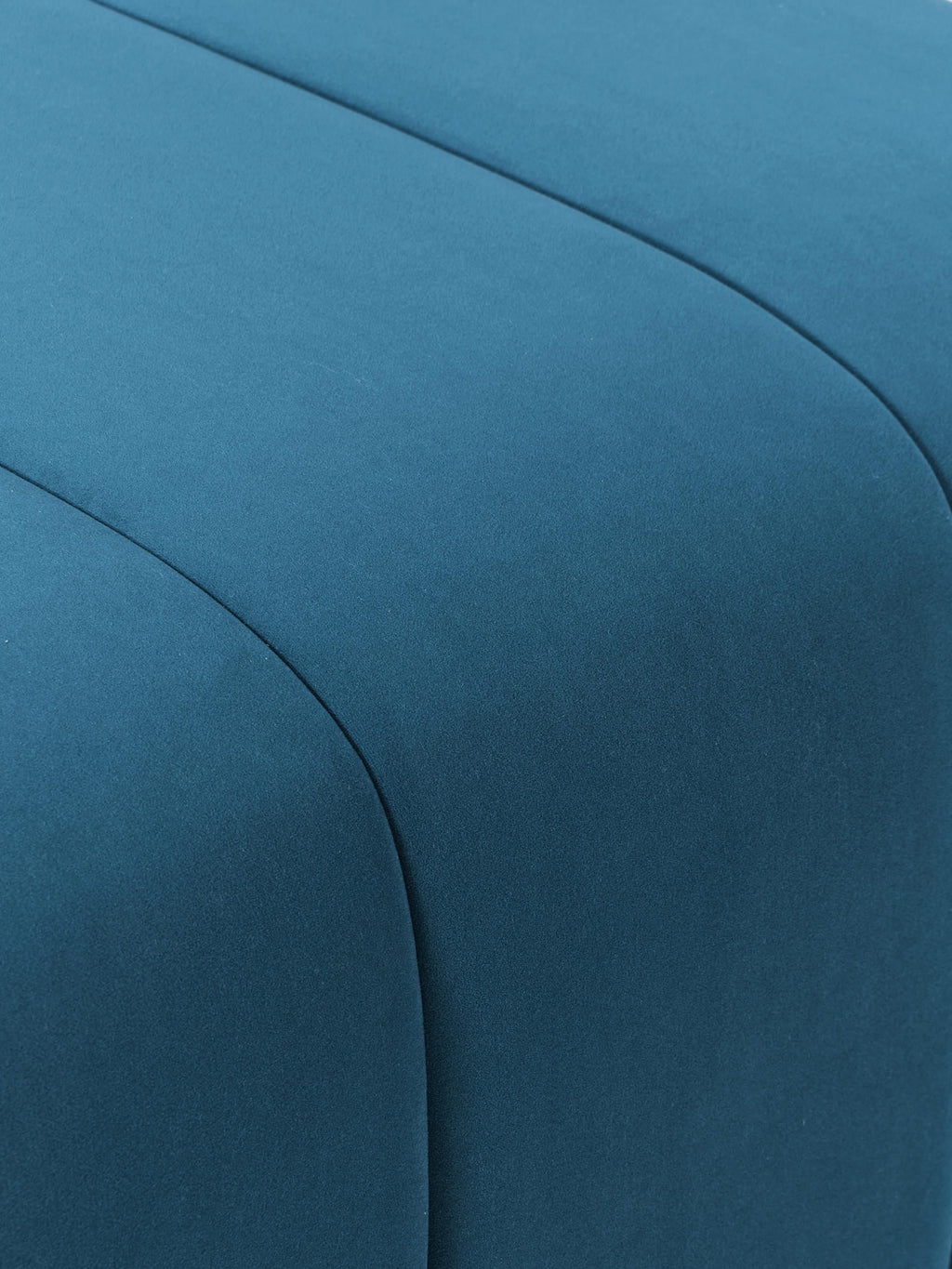 Samt-Sofa-Hocker Lena