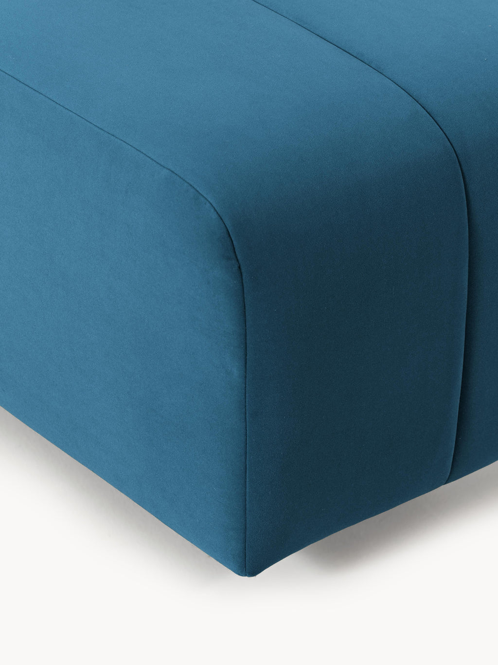 Samt-Sofa-Hocker Lena