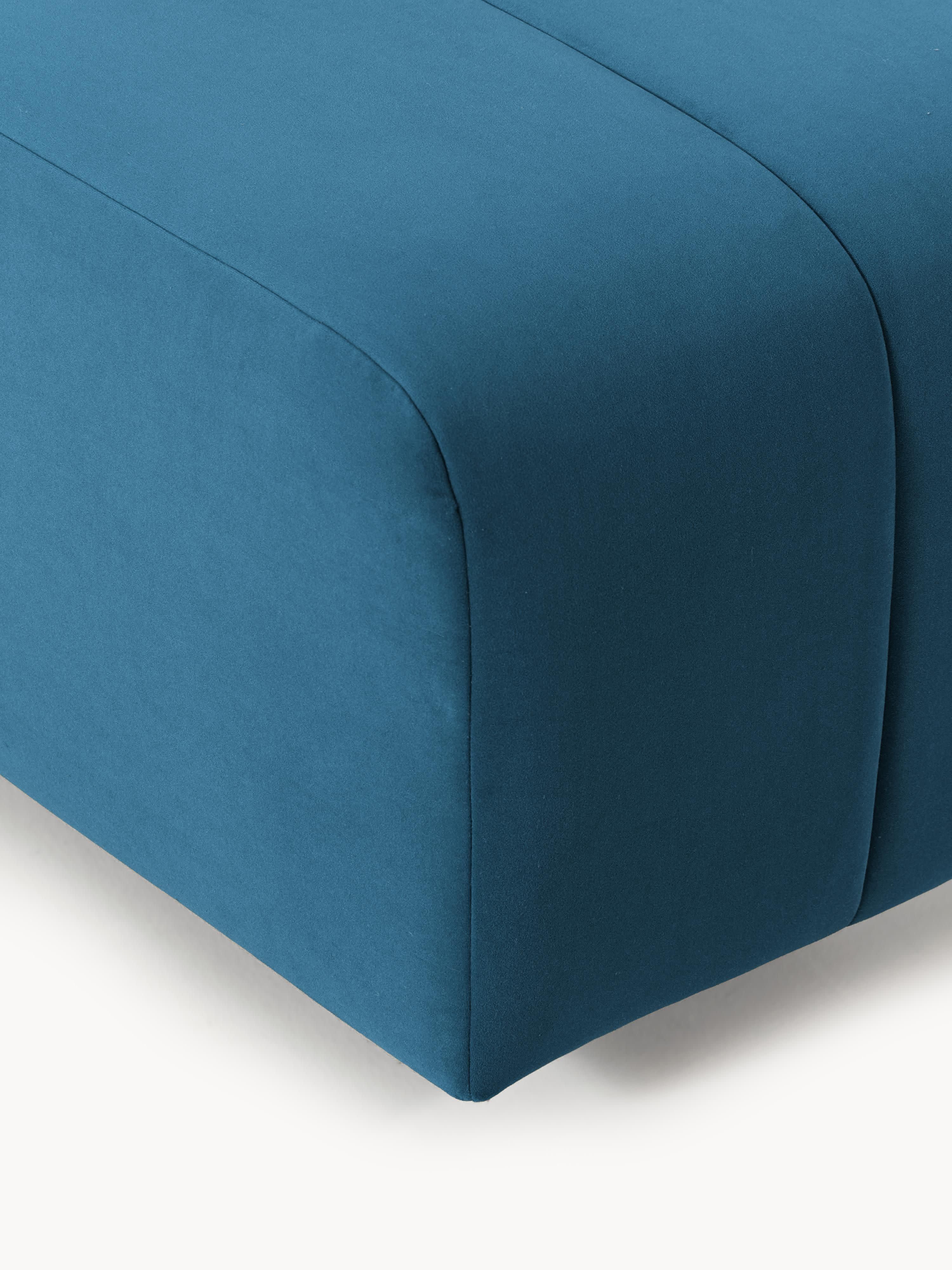 Samt-Sofa-Hocker Lena