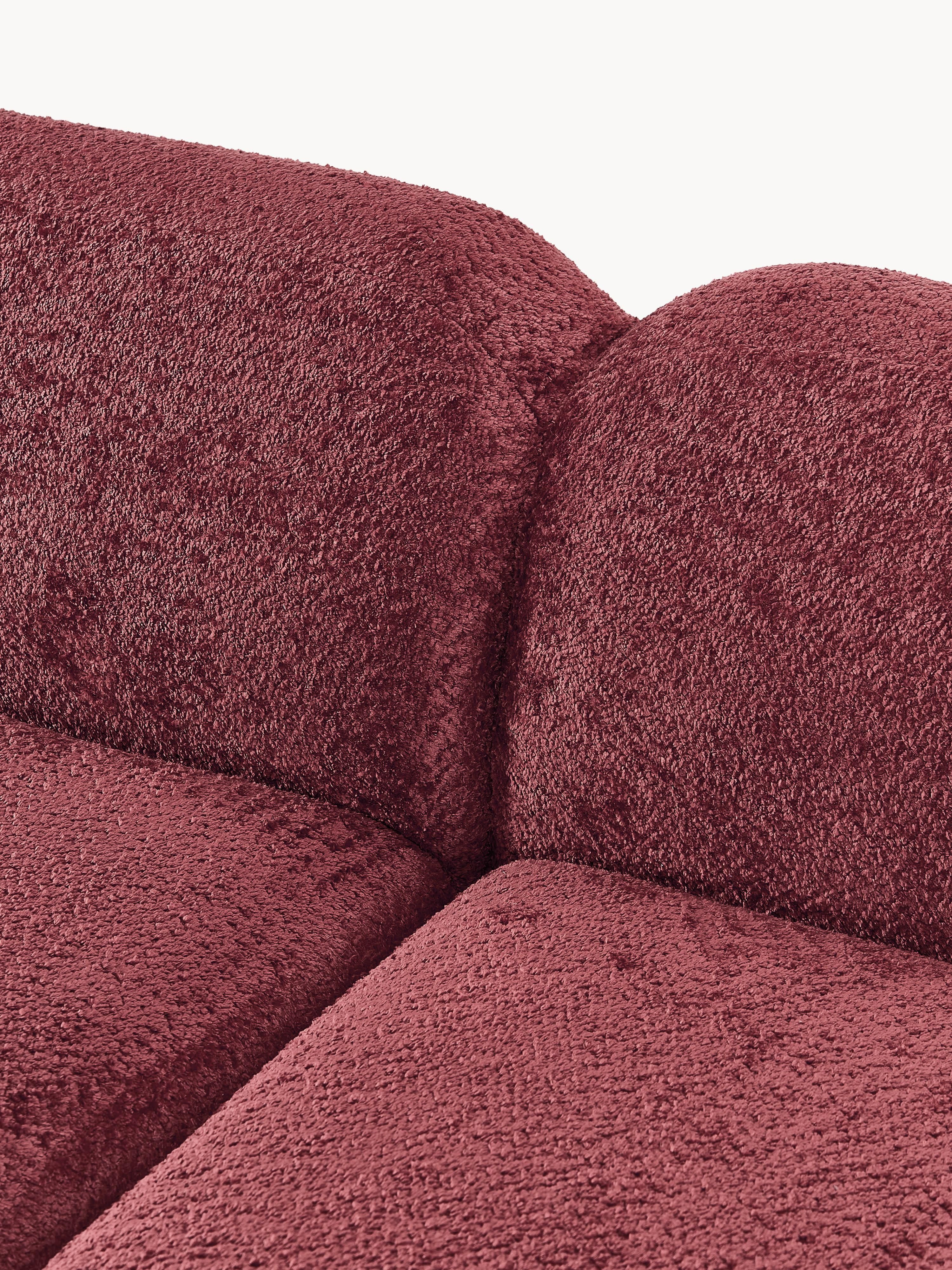 Modulares Teddy-Bouclé-Sofa Wolke (4-Sitzer)