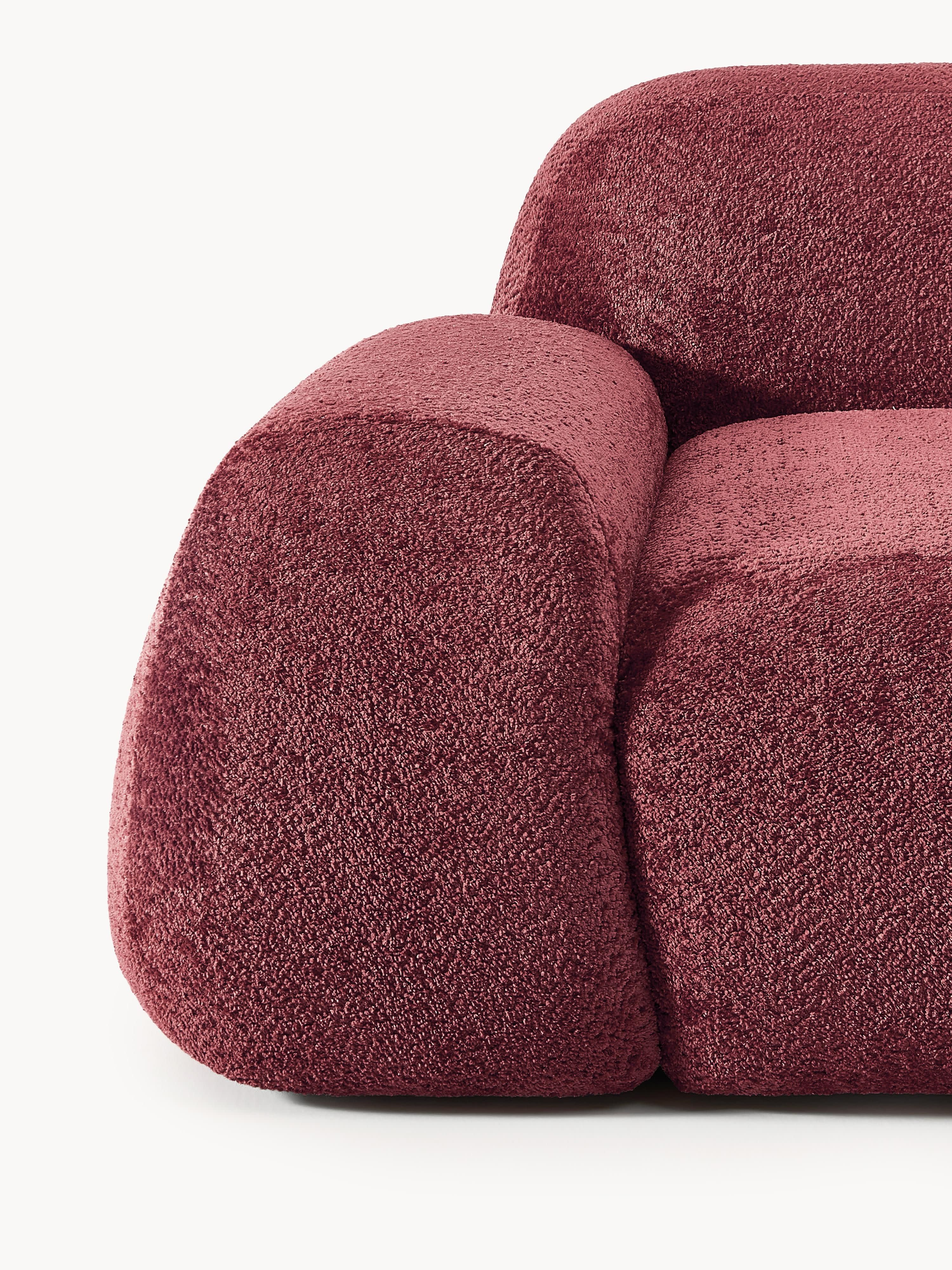 Modulares Teddy-Bouclé-Sofa Wolke (4-Sitzer)