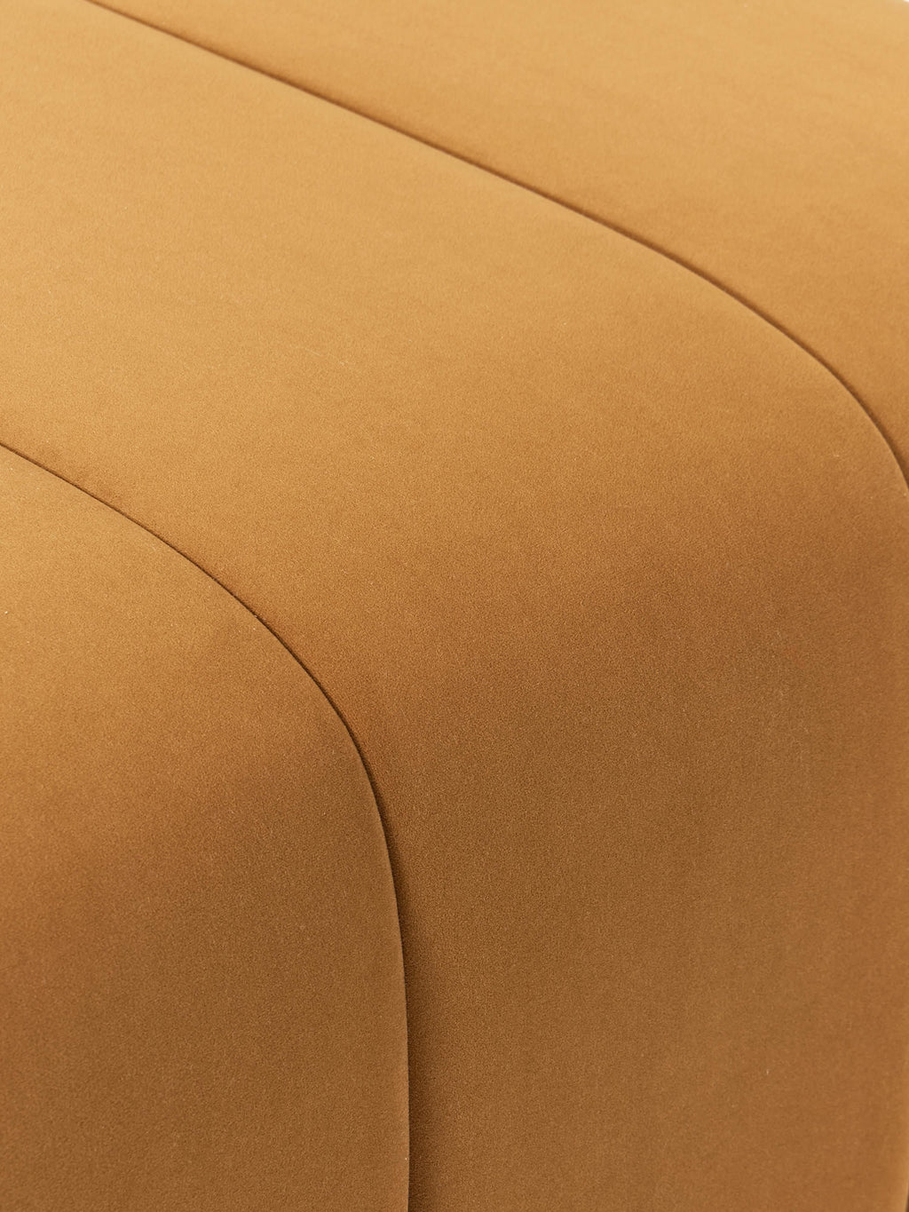Samt-Sofa-Hocker Lena