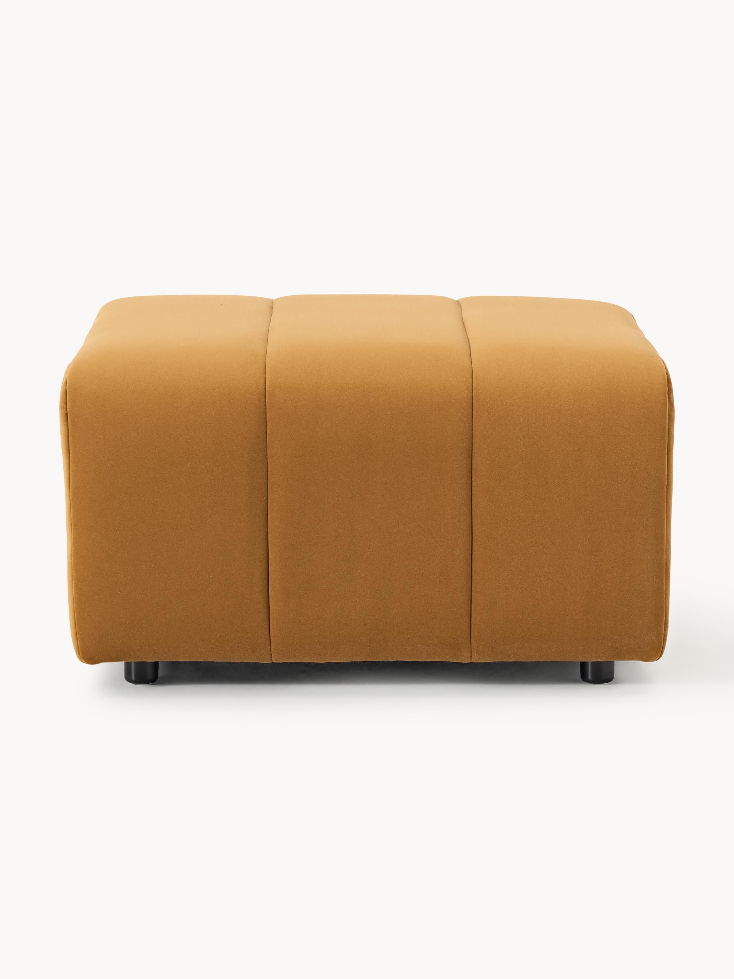 Samt-Sofa-Hocker Lena