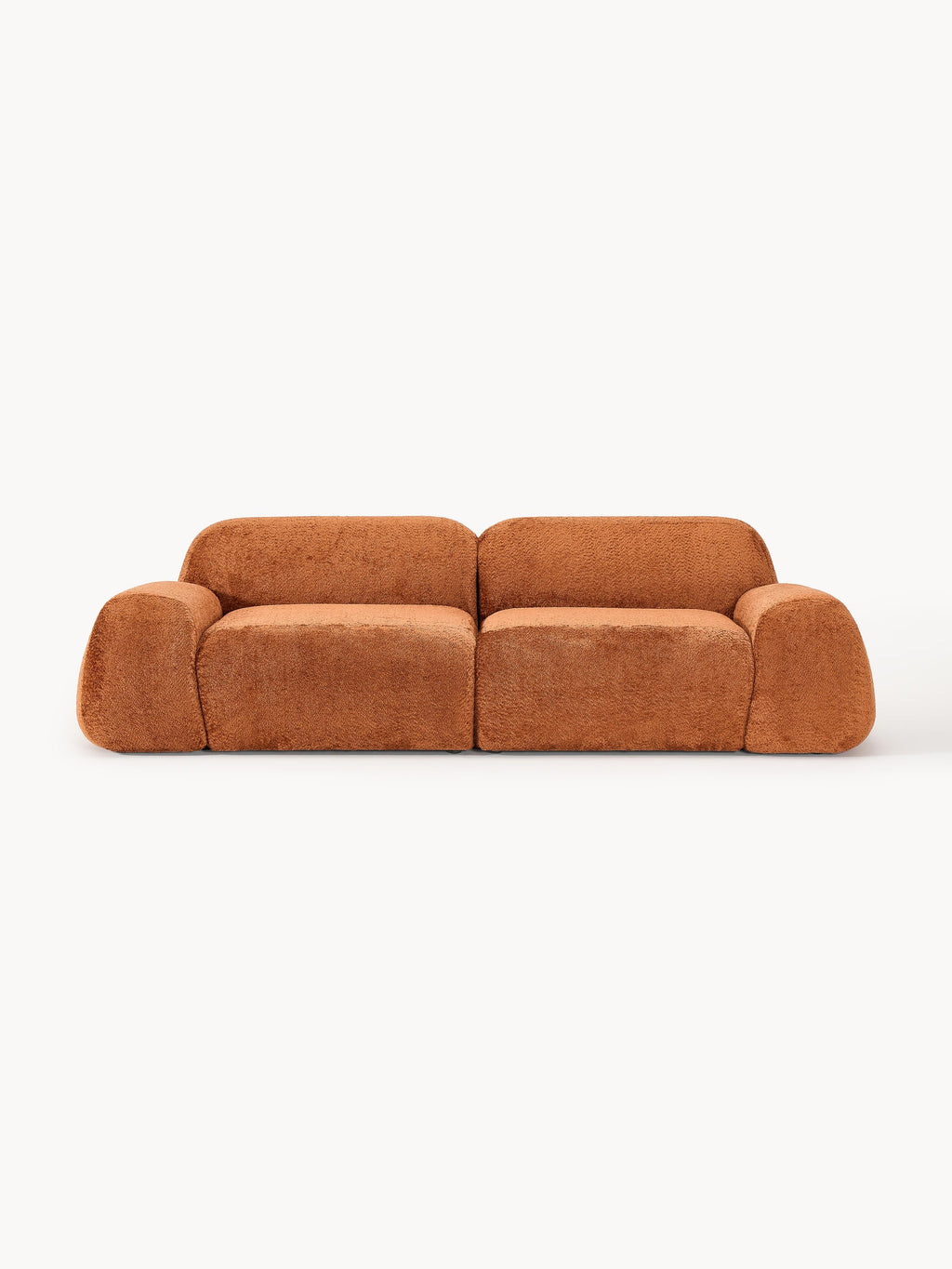 Galeriebild 1 - Modulares Teddy-Bouclé-Sofa Wolke (3-Sitzer)