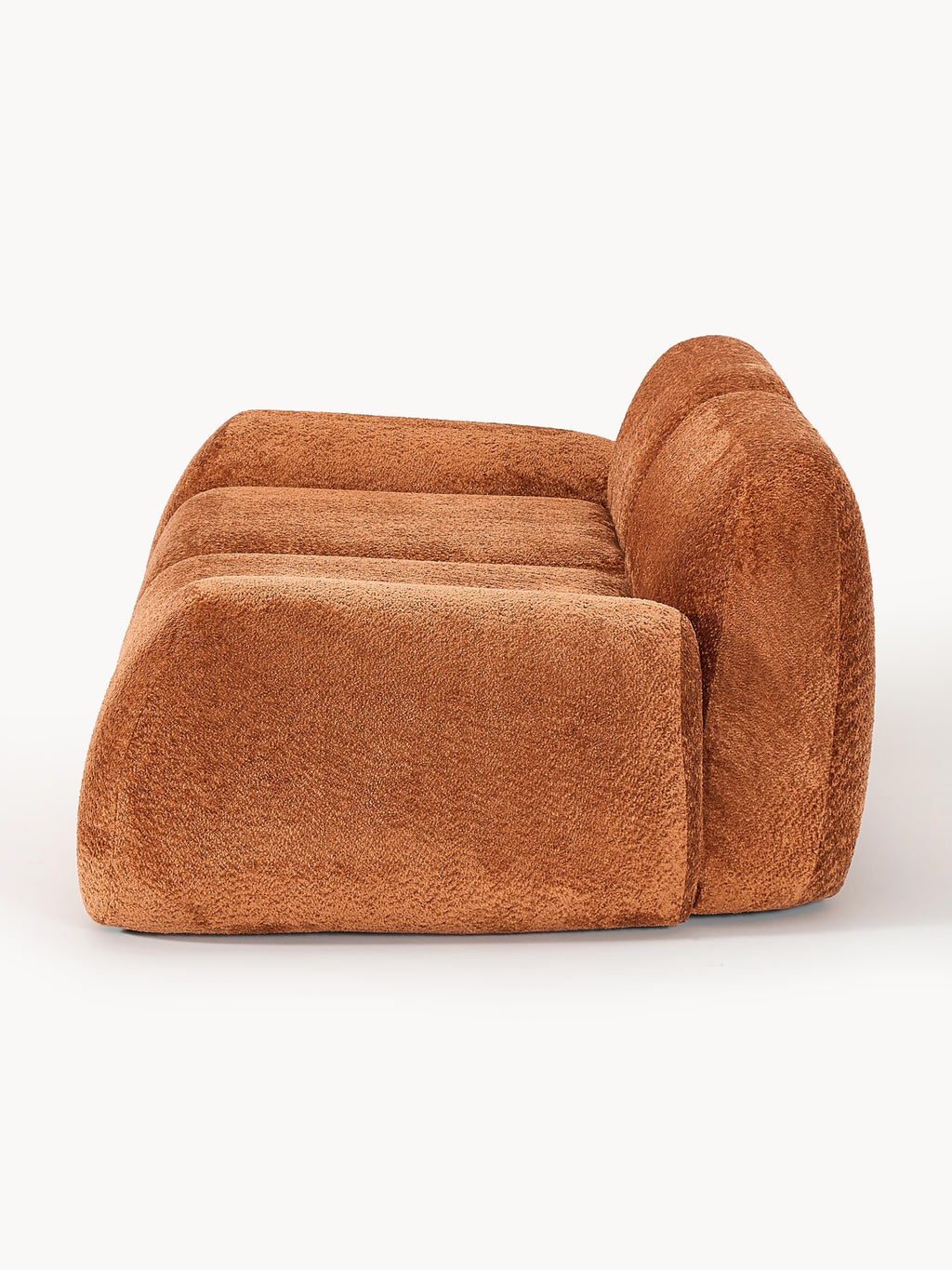 Modulares Teddy-Bouclé-Sofa Wolke (3-Sitzer)