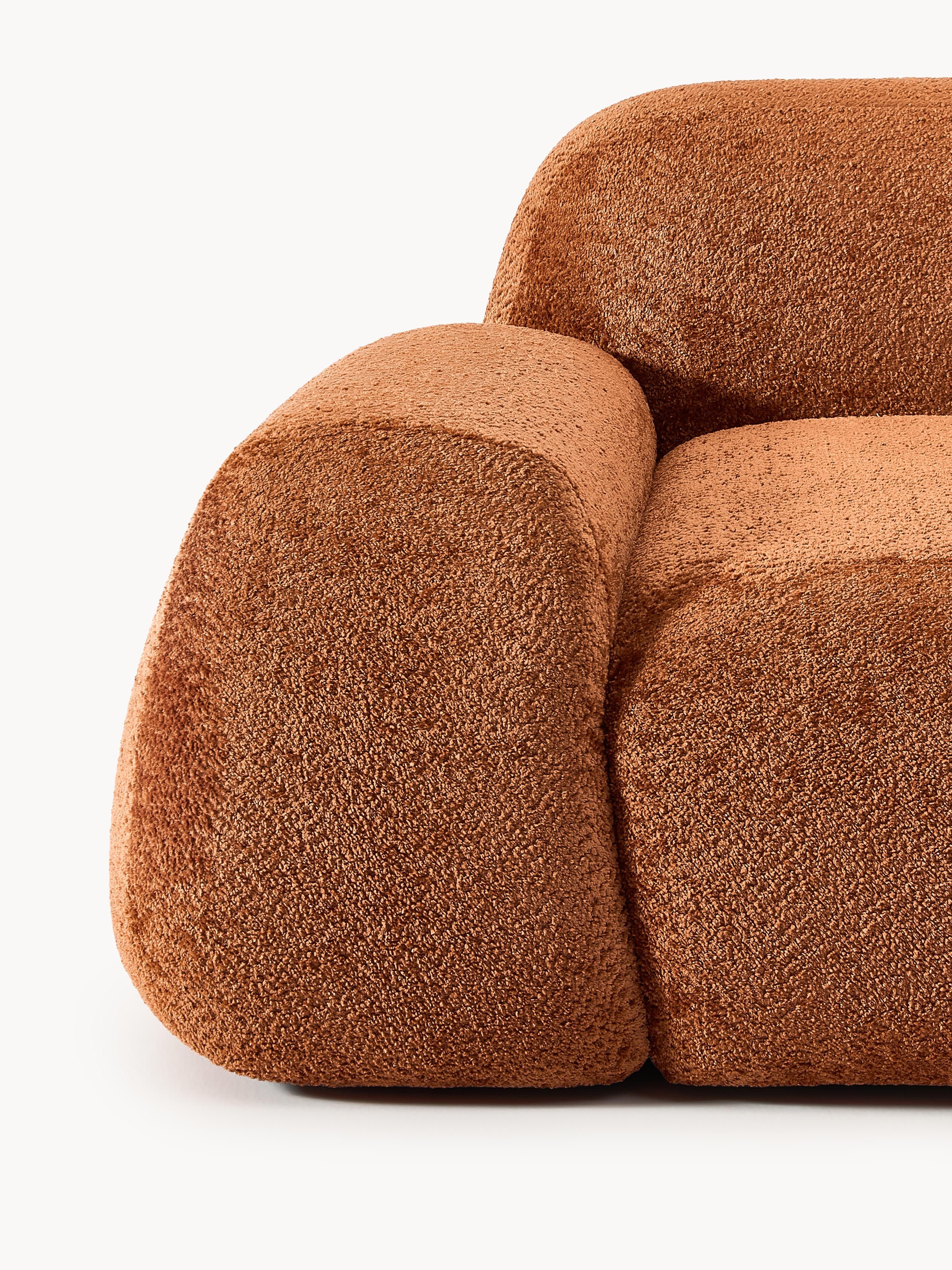 Modulares Teddy-Bouclé-Sofa Wolke (3-Sitzer)