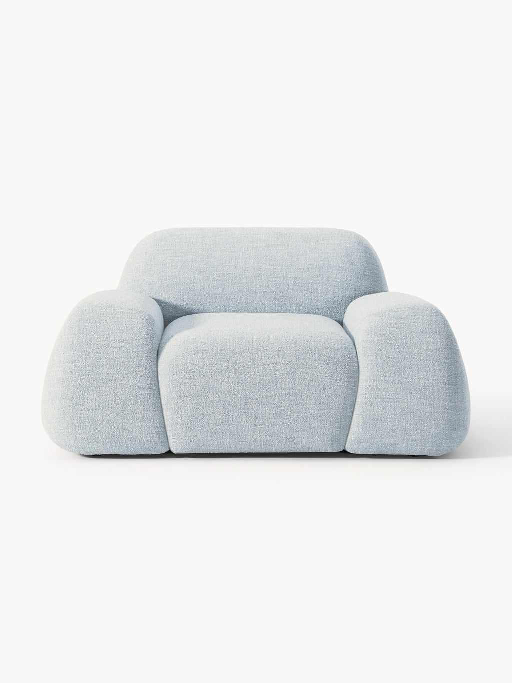 Bouclé-Loungesessel Wolke