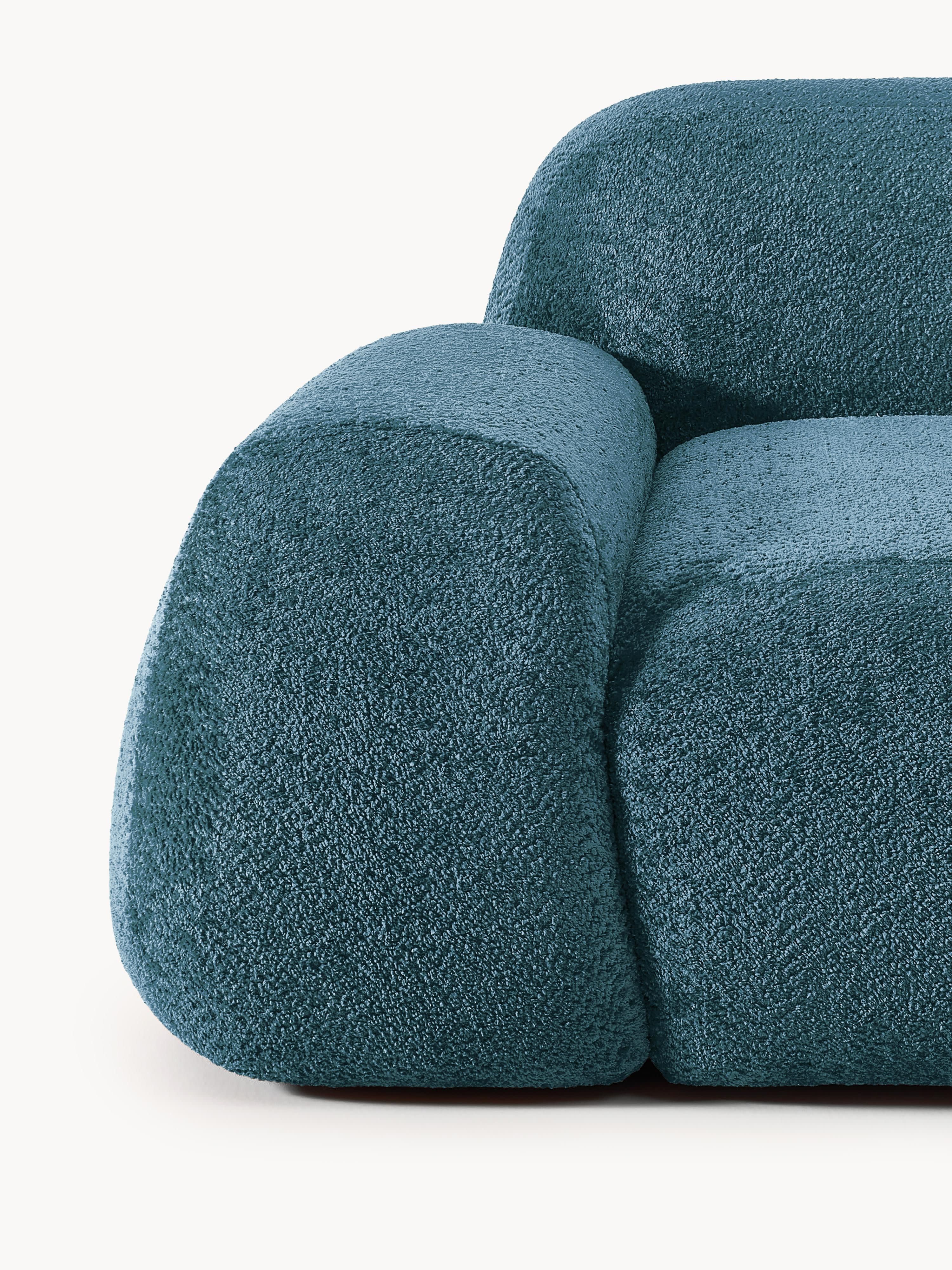 Modulares Teddy-Bouclé-Sofa Wolke (3-Sitzer)