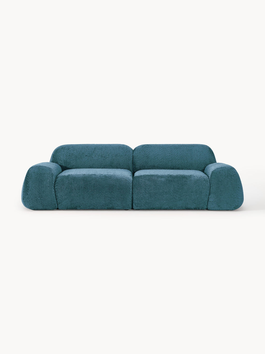 Galeriebild 1 - Modulares Teddy-Bouclé-Sofa Wolke (3-Sitzer)