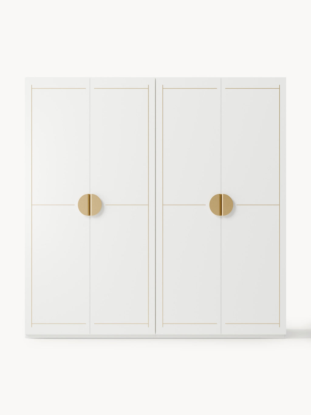 Modularer Drehtürenschrank Denise, 200 cm Breite, in verschiedenen Größen