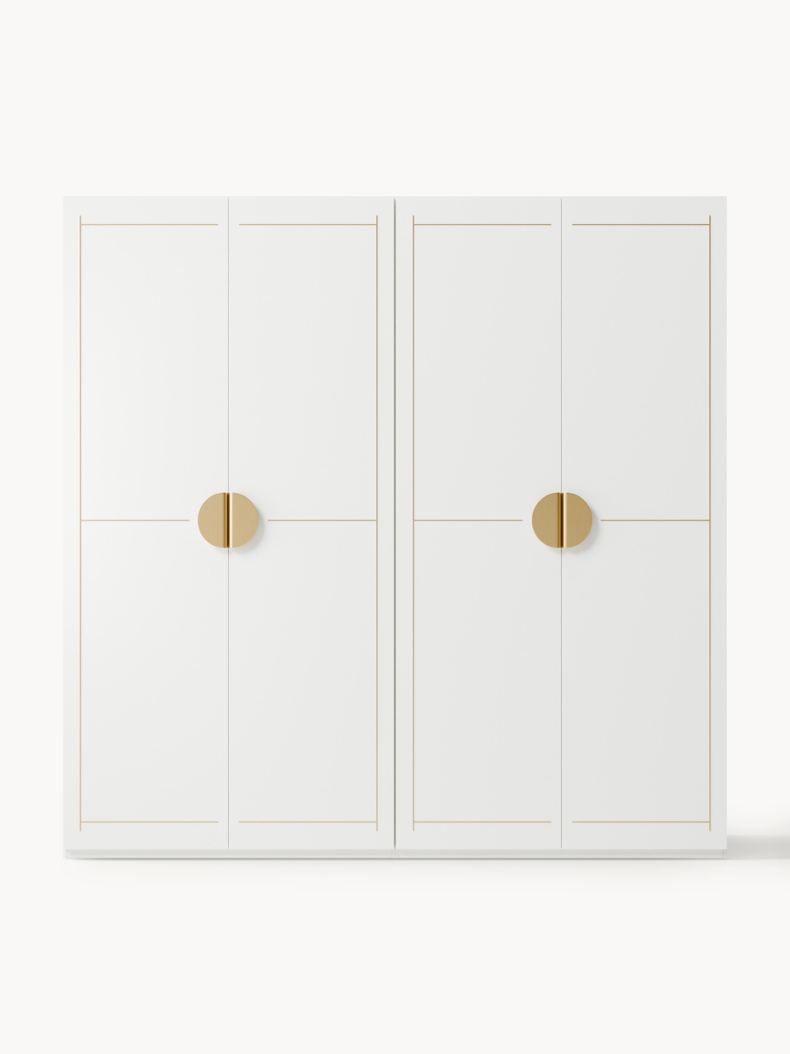 Modularer Drehtürenschrank Denise, 200 cm Breite, in verschiedenen Größen