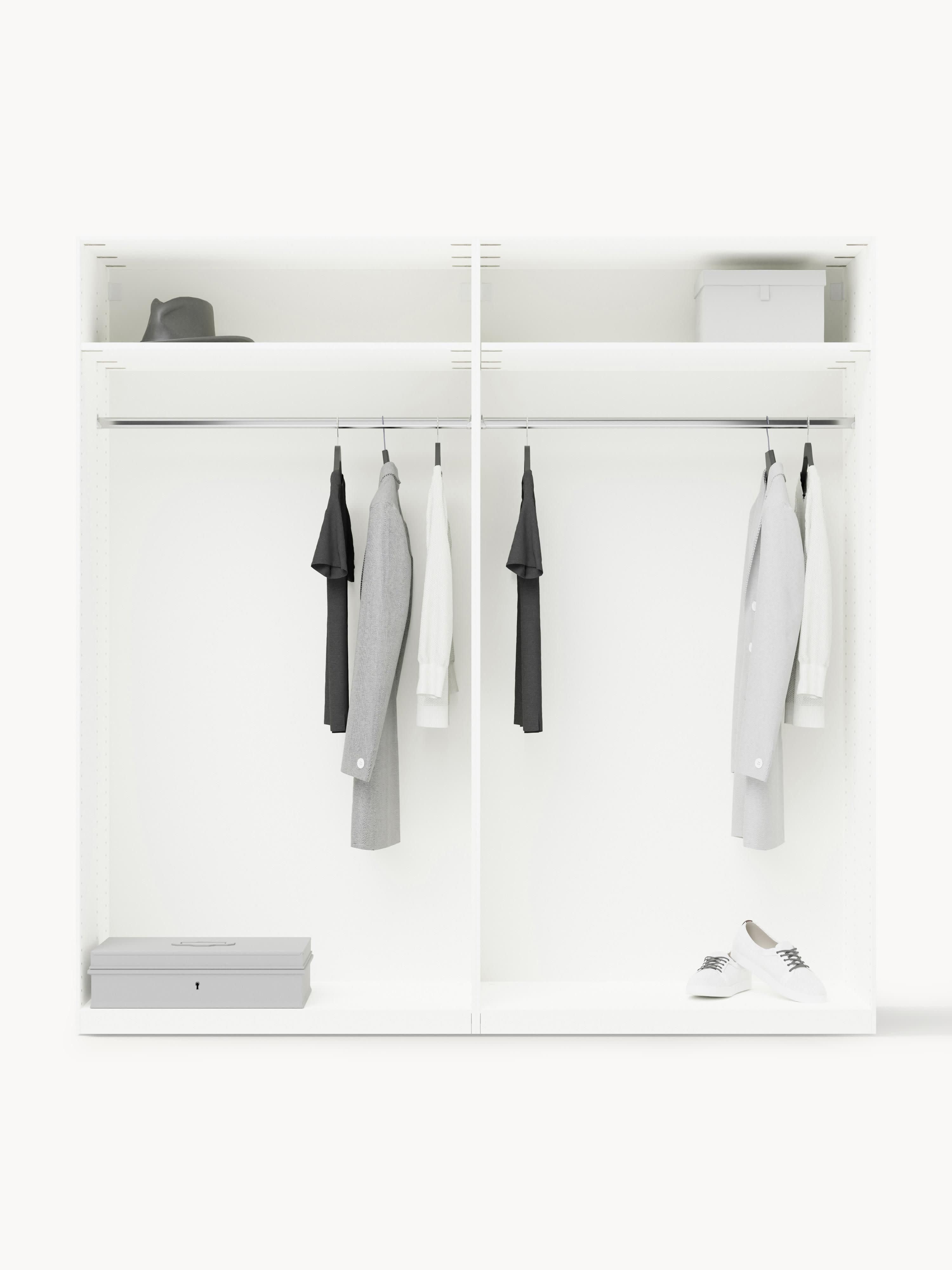 Modularer Drehtürenschrank Denise, 200 cm Breite, in verschiedenen Größen