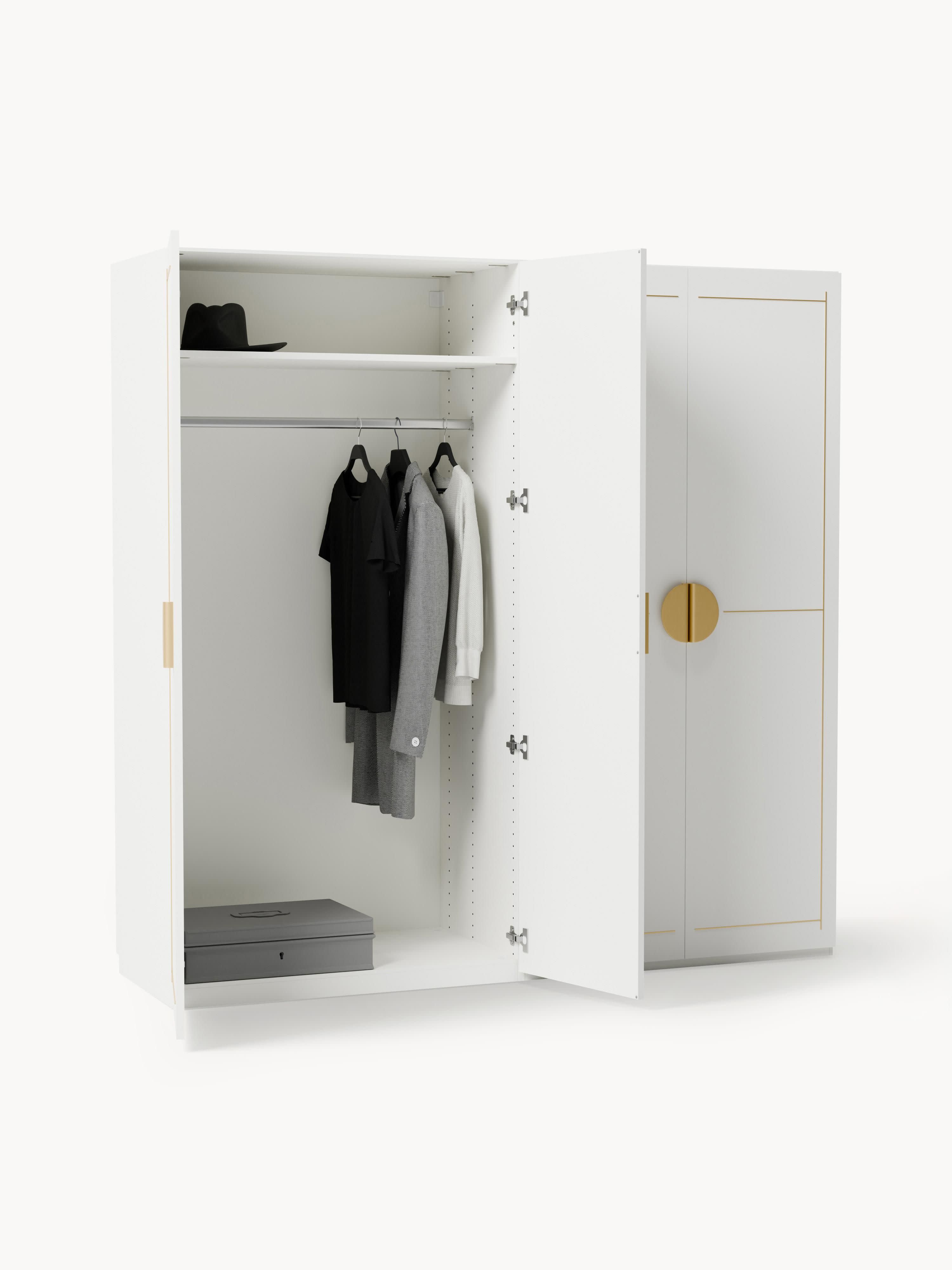 Modularer Drehtürenschrank Denise, 200 cm Breite, in verschiedenen Größen